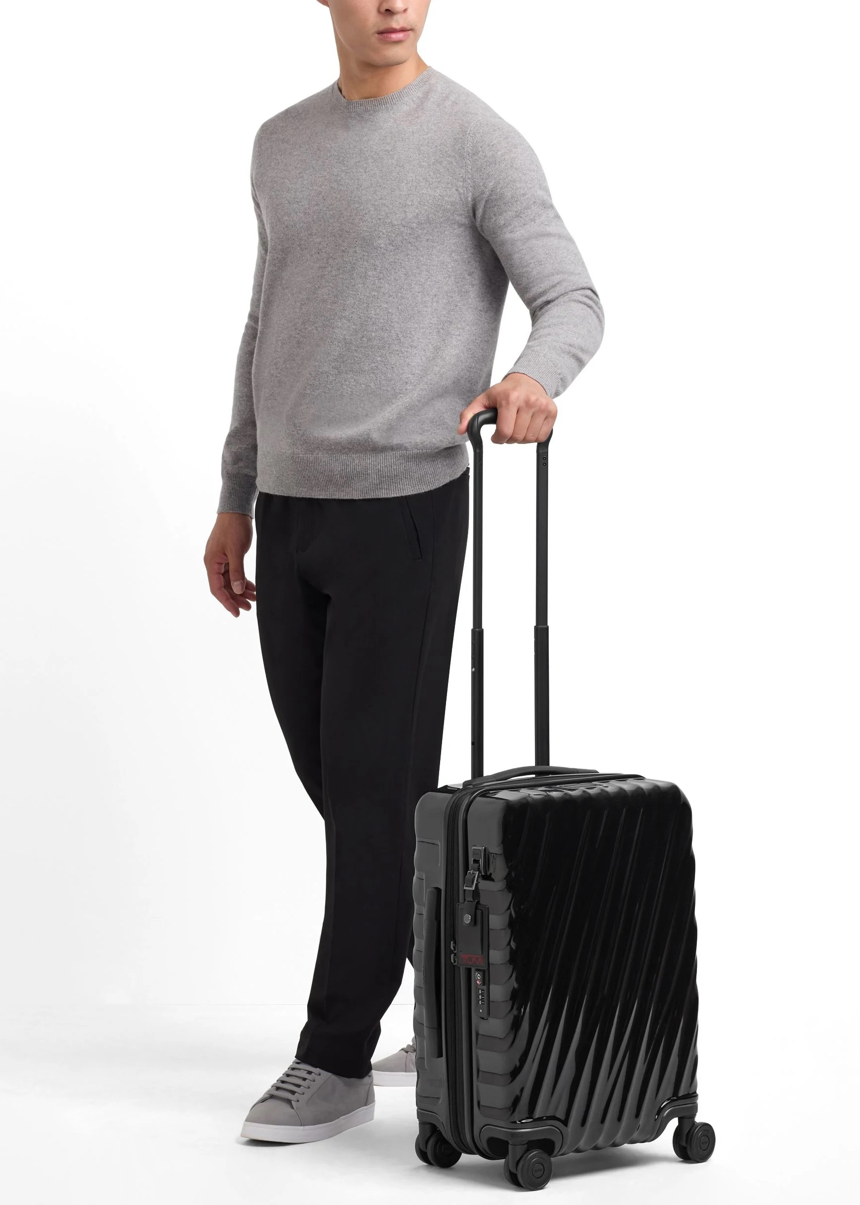 Vali đen Tumi 19 Degree International Expandable Carry-On Black 139683-1041 4