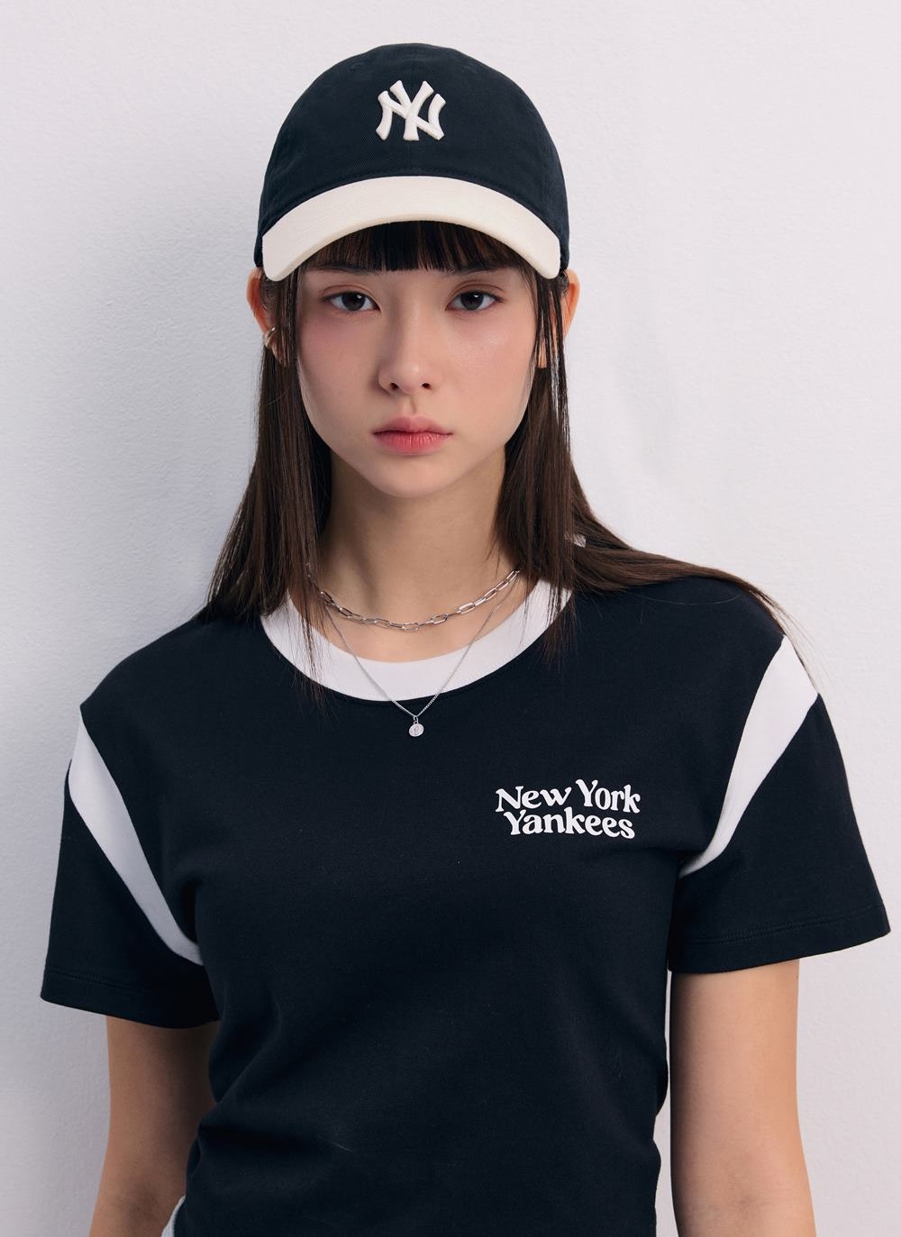 Mũ MLB Basic Coloration Ball Cap New York Yankees Black 3ACP3303N-50BKS 5