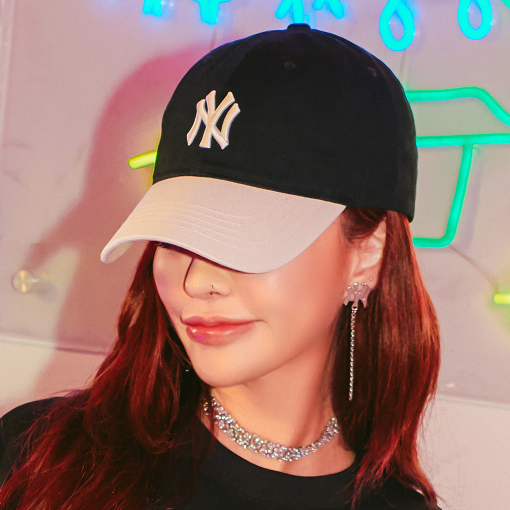 Mũ MLB Basic Coloration Ball Cap New York Yankees Black 3ACP3303N-50BKS 14