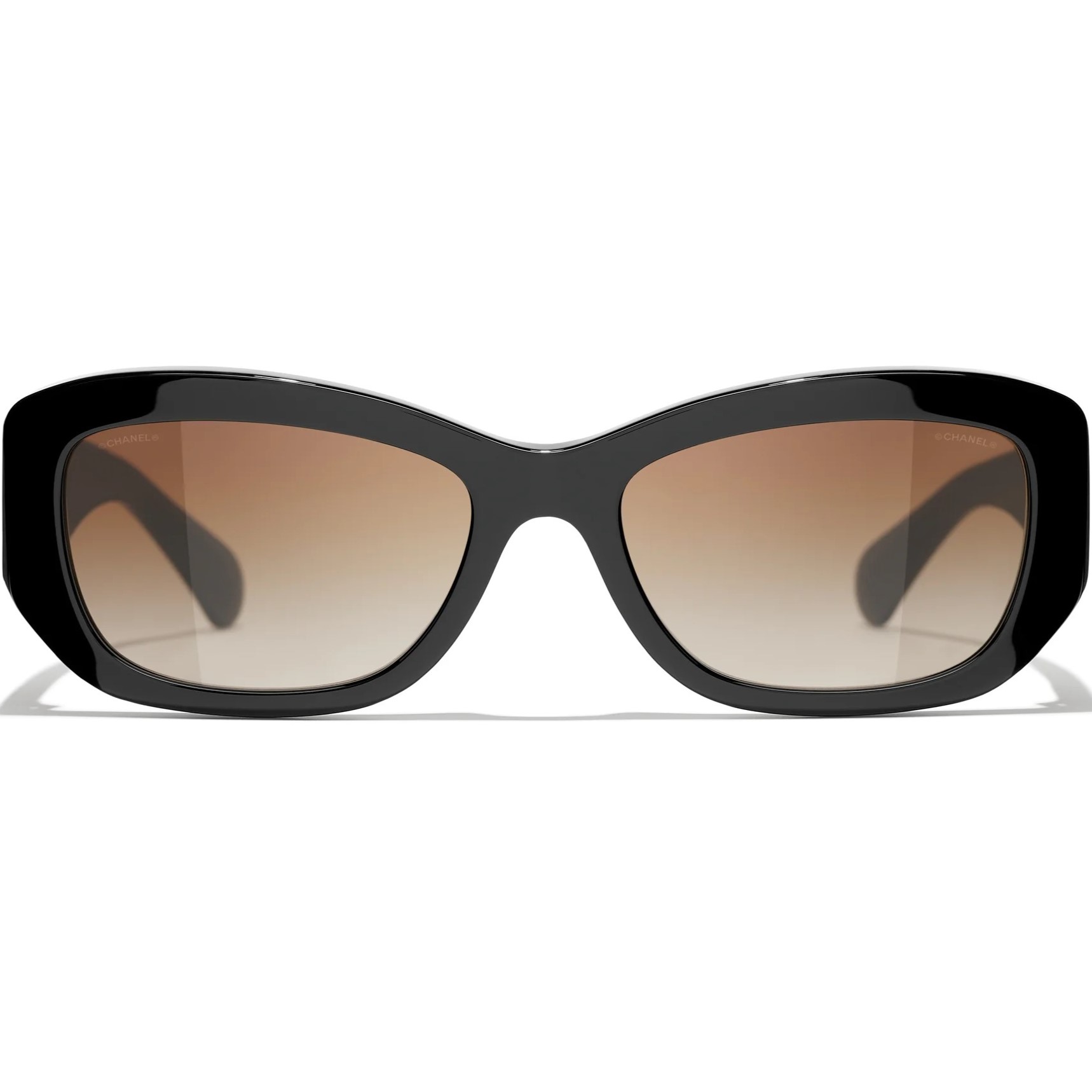 Mắt kính Nữ Chanel Rectangle Black Acetate Sunglasses 5493 3