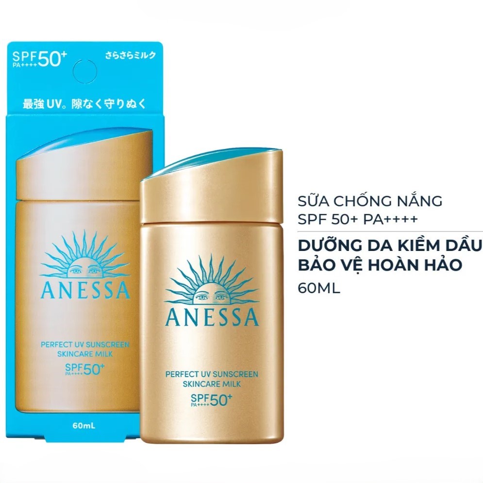 Kem chống nắng chính hãng Shiseido Anessa Perfect UV Sunscreen Skincare Milk 60 ml 1