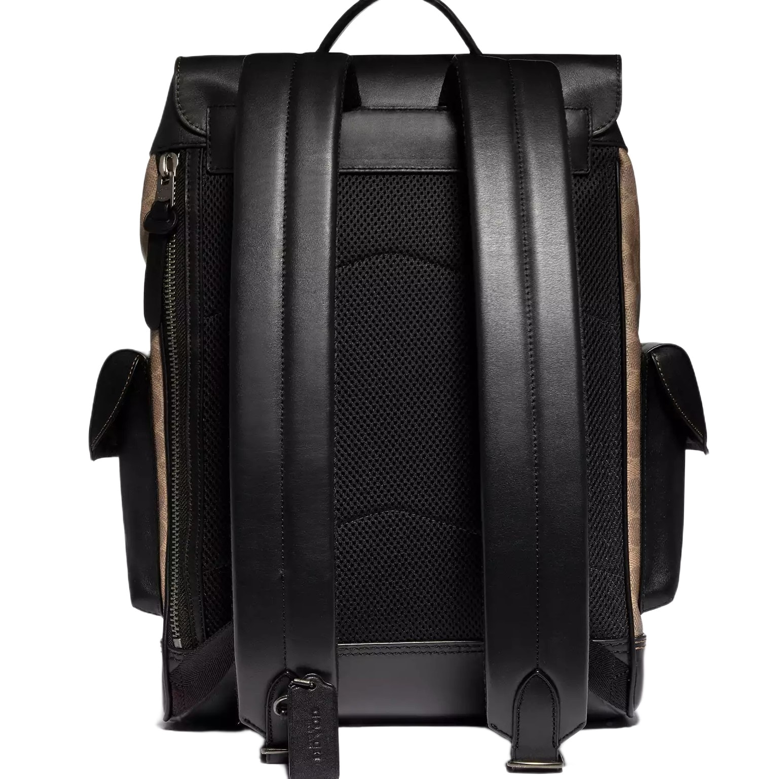 Ba lô Coach Rivington Backpack In Signature Canvas Black Copper Khaki 40344 2