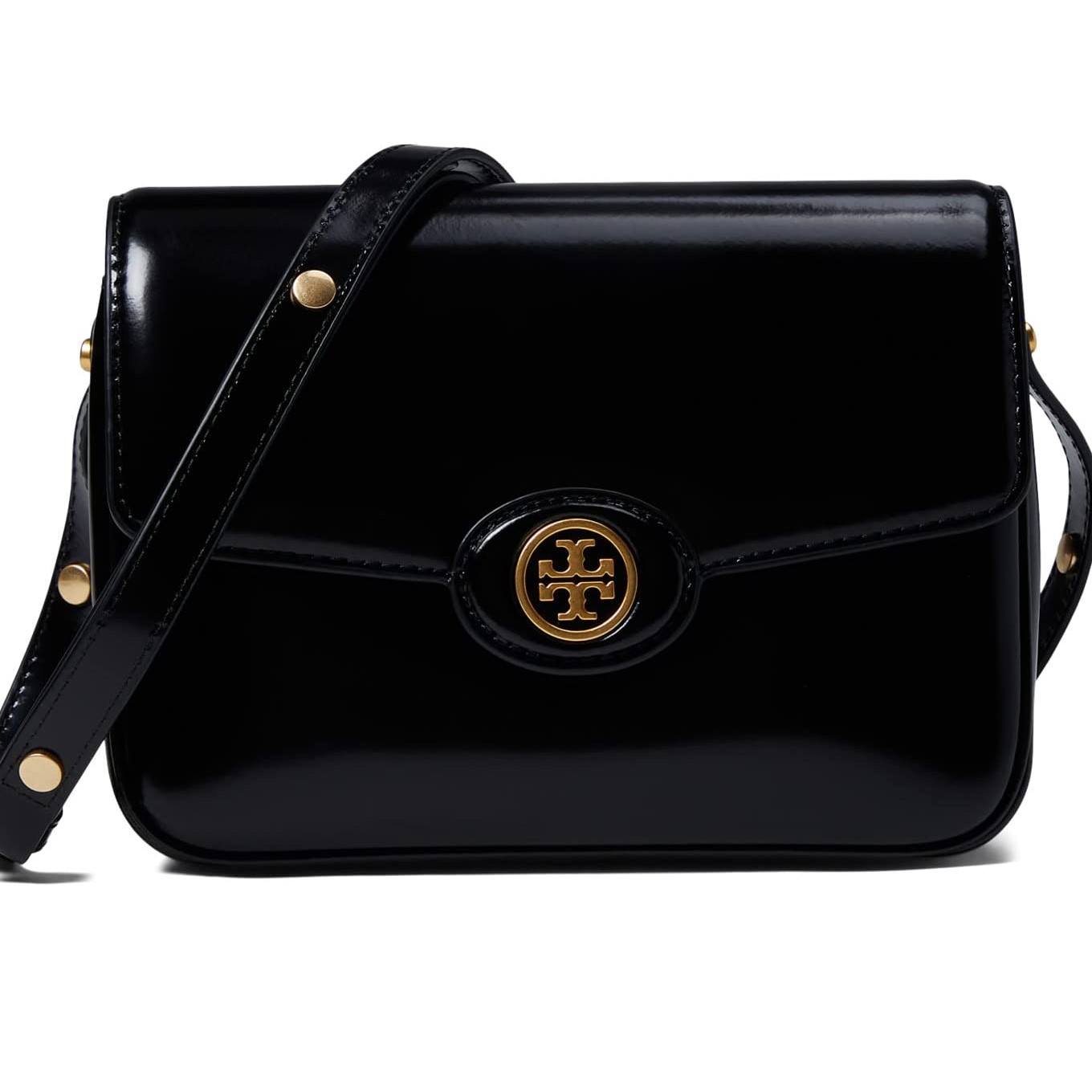 TÚI NỮ TORY BURCH ROBINSON SPAZZOLATO BLACK LEATHER CONVERTIBLE SHOULDER BAG 5