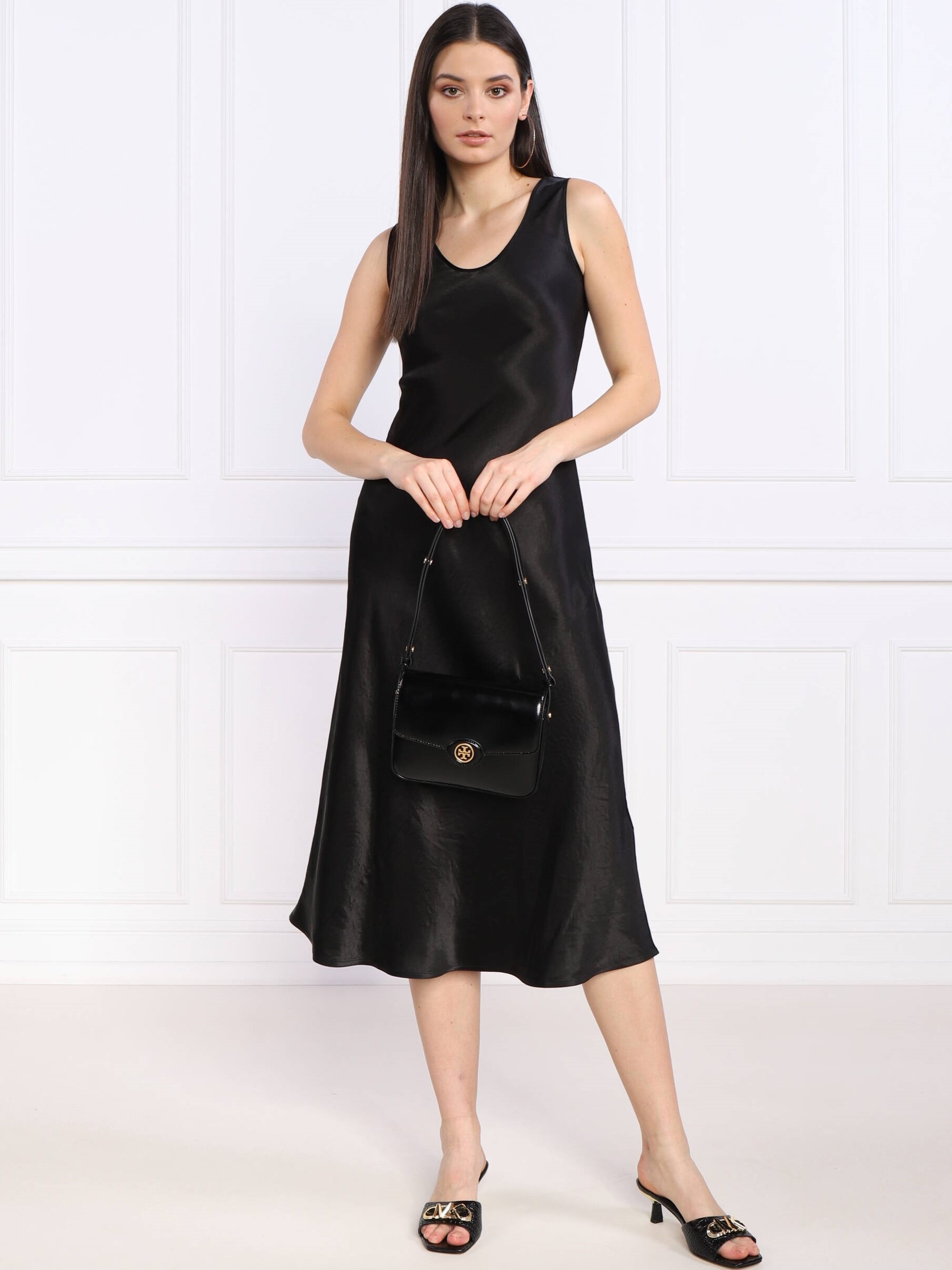 TÚI NỮ TORY BURCH ROBINSON SPAZZOLATO BLACK LEATHER CONVERTIBLE SHOULDER BAG 19