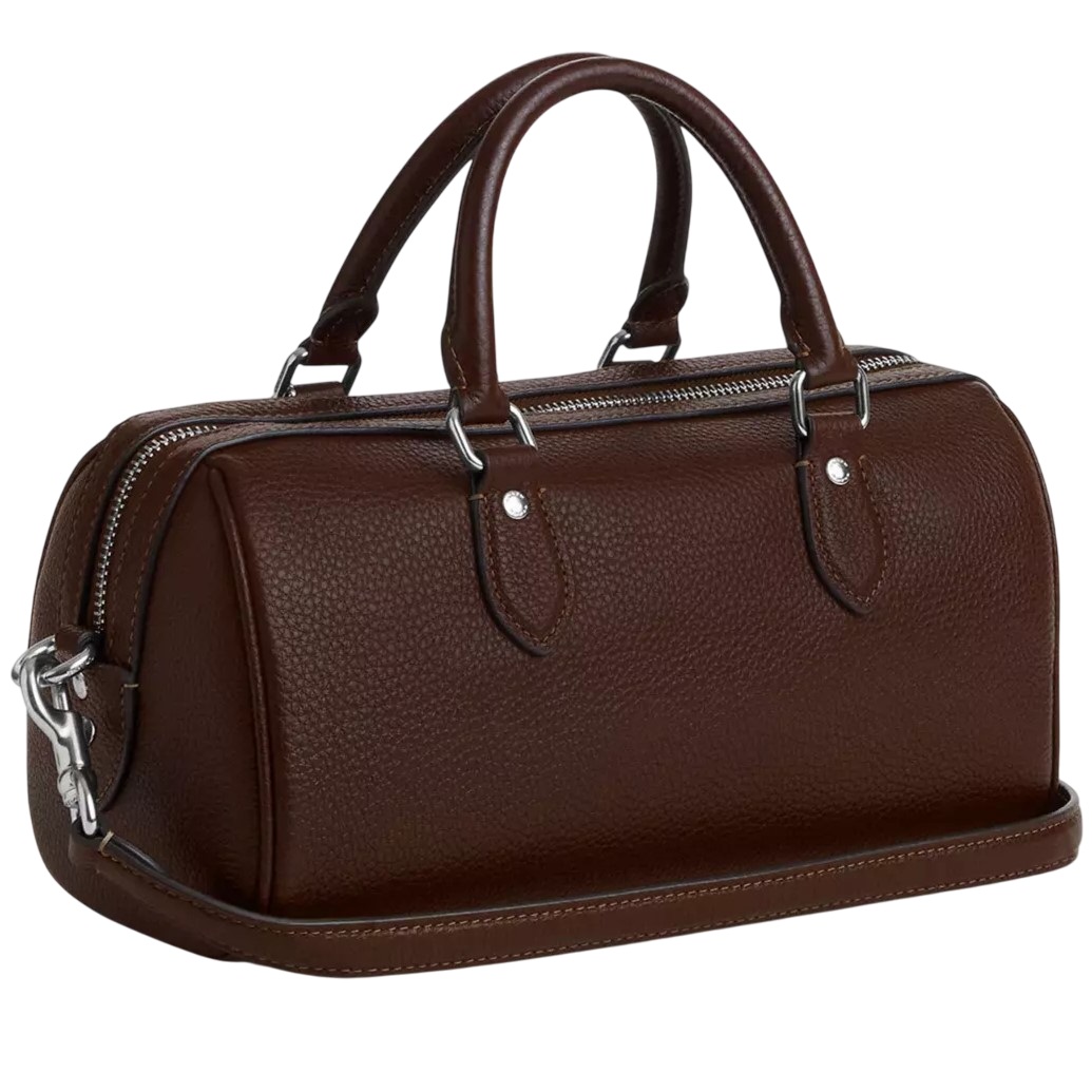 Túi xách Coach trống Rowan Long Satchel Bag Maple CV964 2