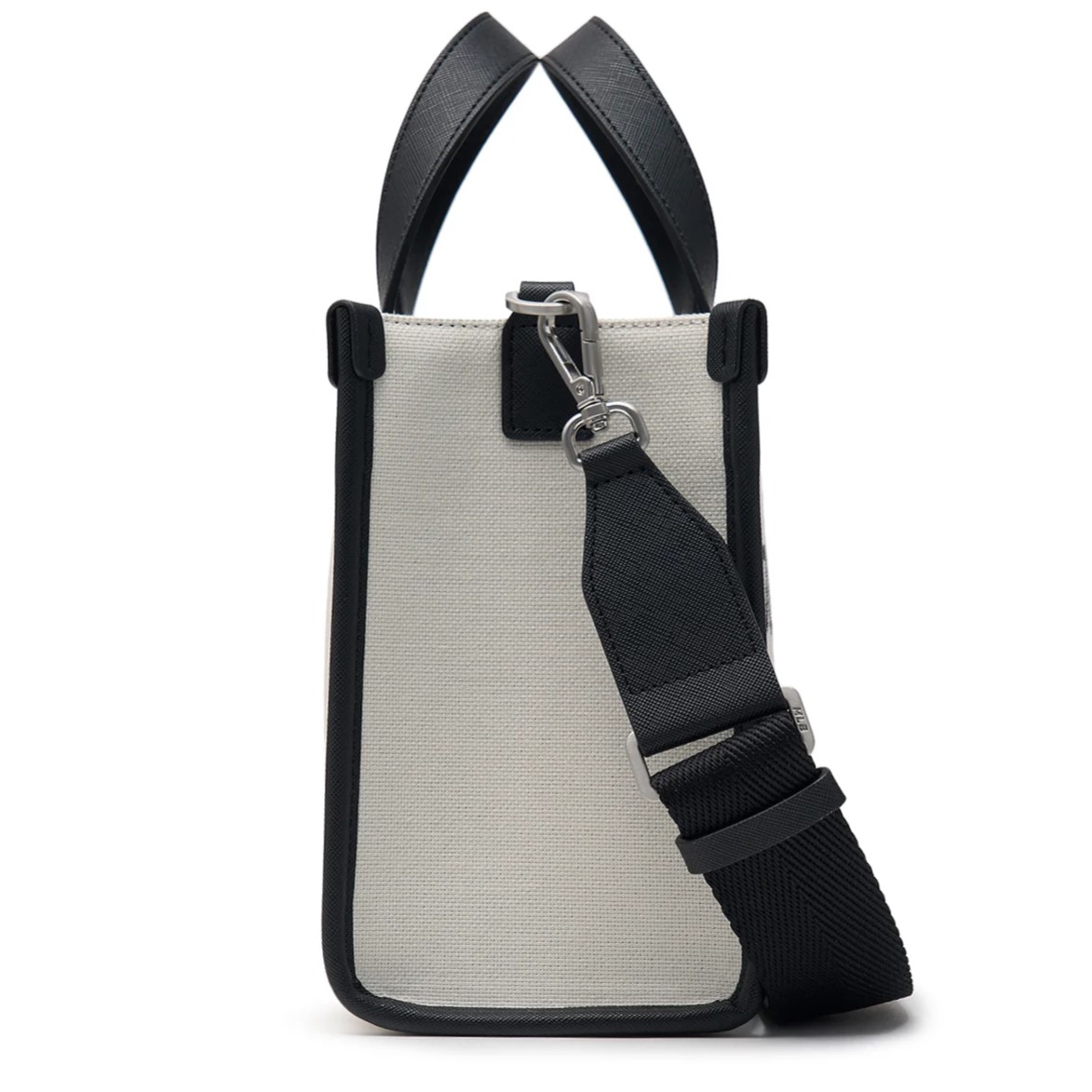 TÚI ĐEO CHÉO TOTE MLB VARSITY JACQUARD LA DODGERS 3AORS024N-07CRM MÀU ĐEN XÁM 1