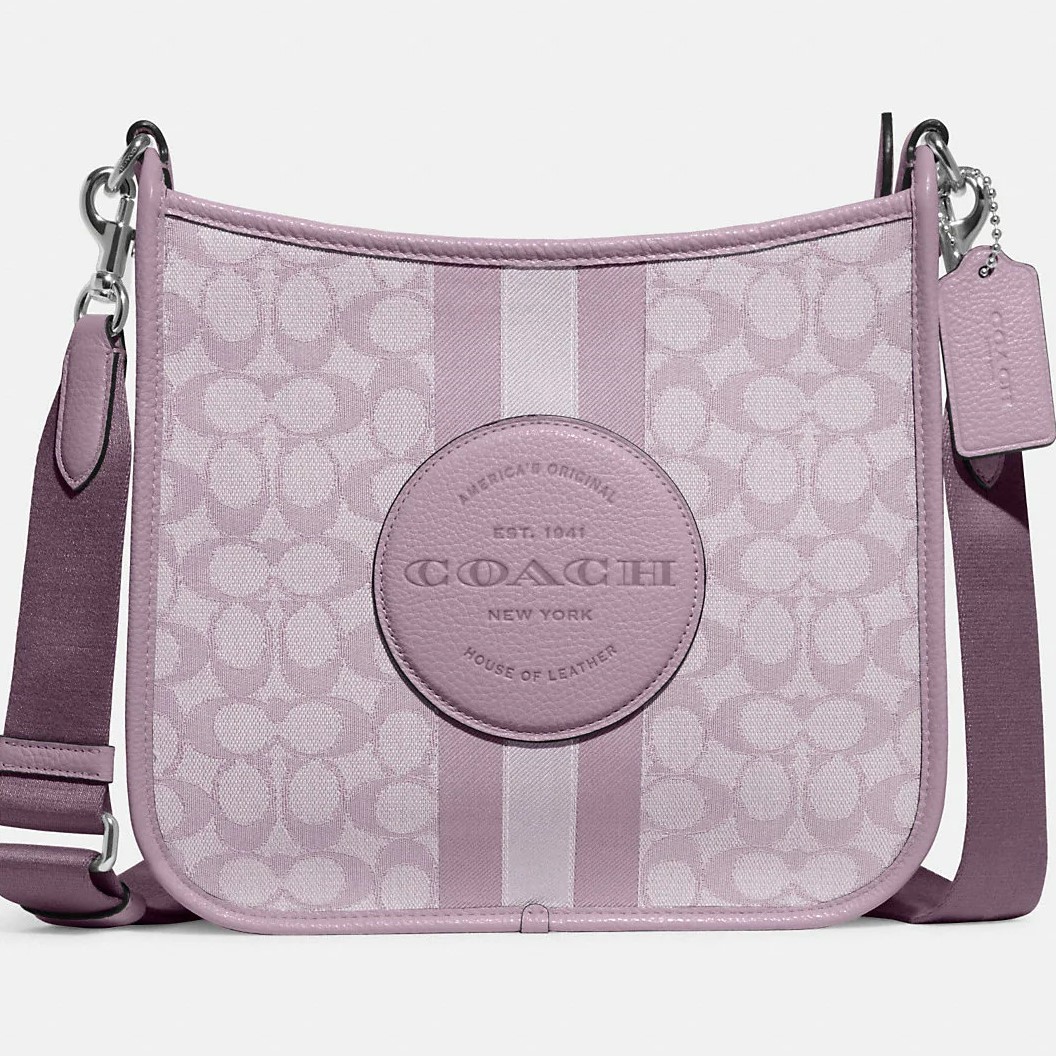 TÚI COACH DÁNG CÔNG SỞ DEMPSEY FILE BAG IN SIGNATURE JACQUARD WITH STRIPE AND COACH PATCH 3
