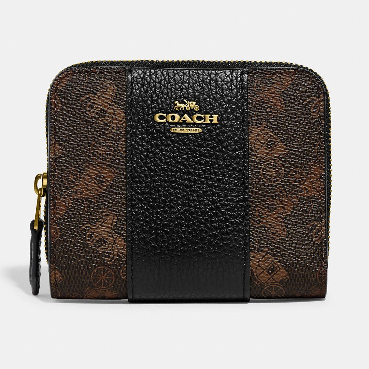 VÍ GẬP COACH BILLFOLD WALLET WITH HORSE AND CARRIAGE PRINT 31