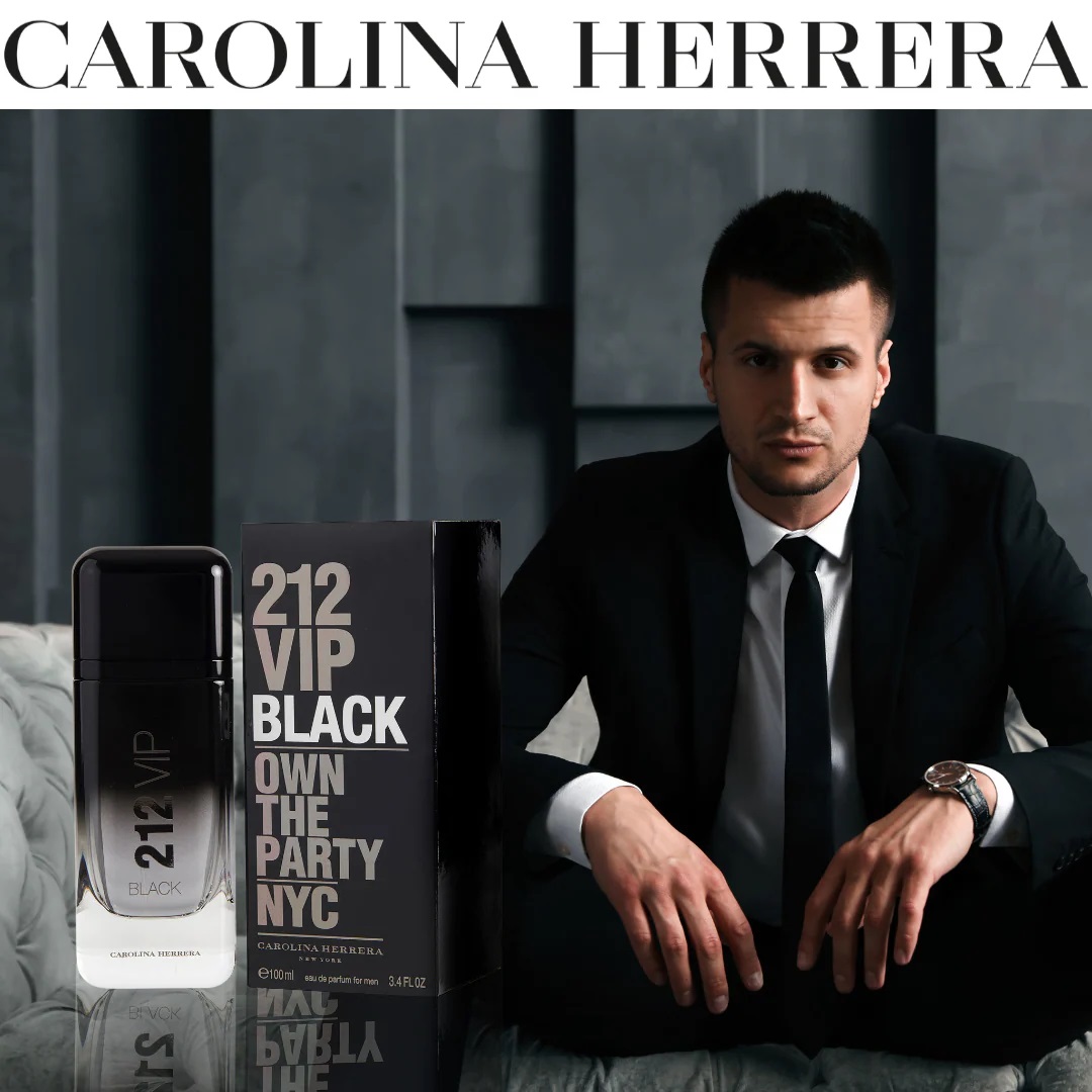Nước hoa nam Carolina Herrera 212 Vip Black EDP 9