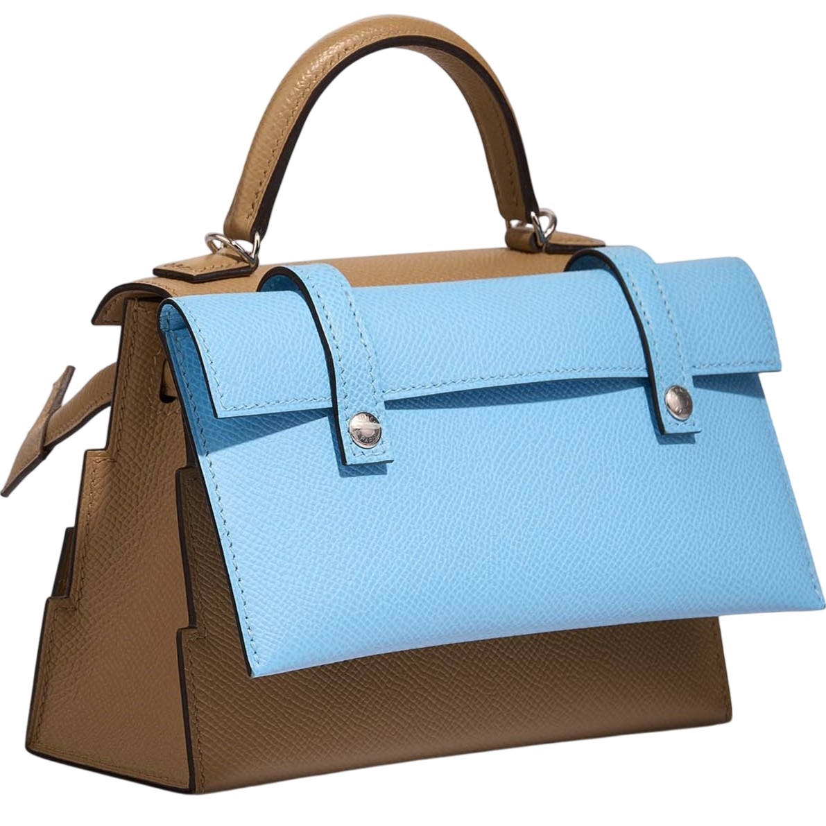 Túi xách Hermès Kellydole Picto Epsom Chai 10
