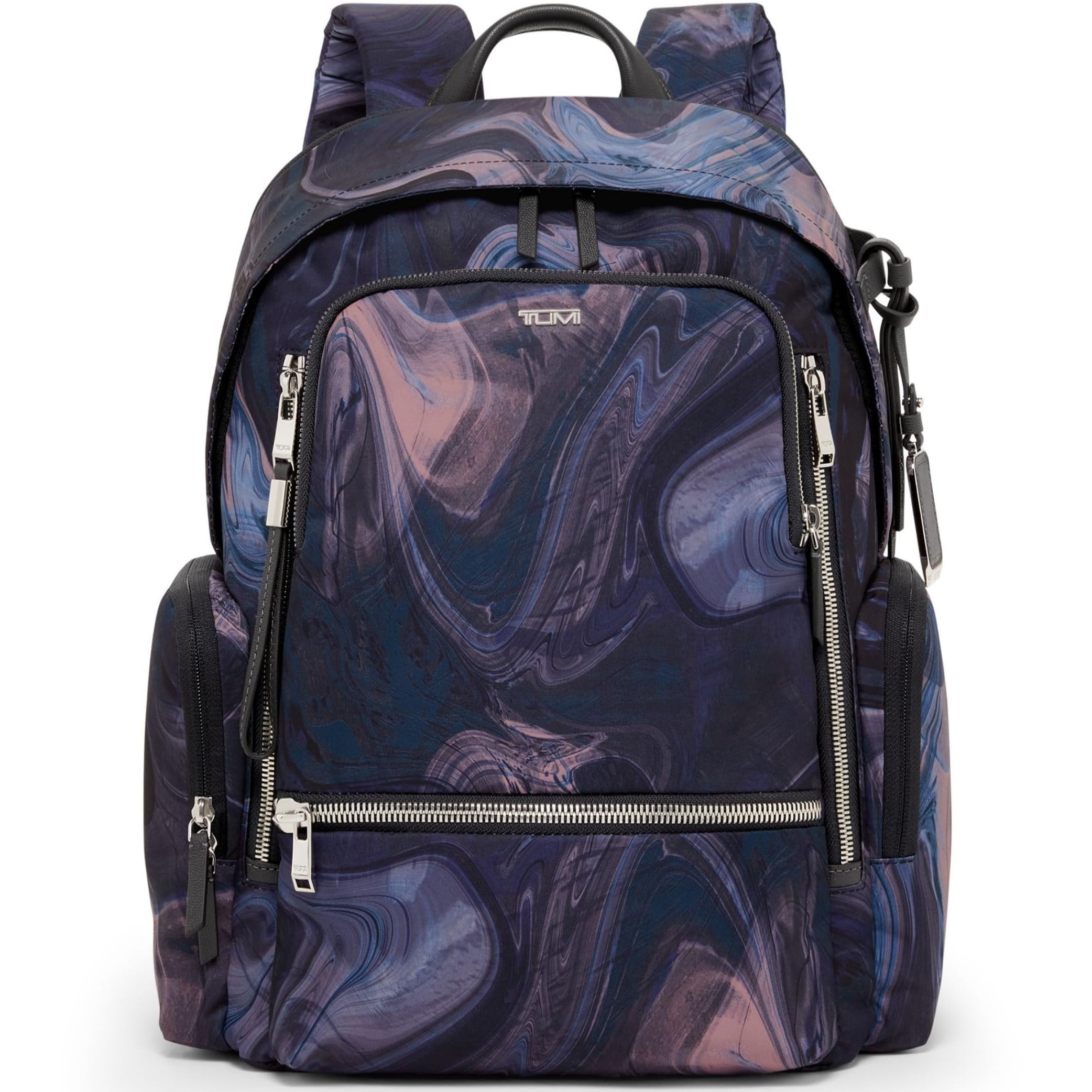 Balo tím Tumi Voyageur Celina Backpack Navy Liquid Print 3
