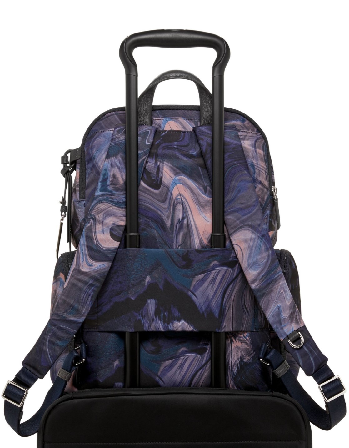 Balo tím Tumi Voyageur Celina Backpack Navy Liquid Print 5