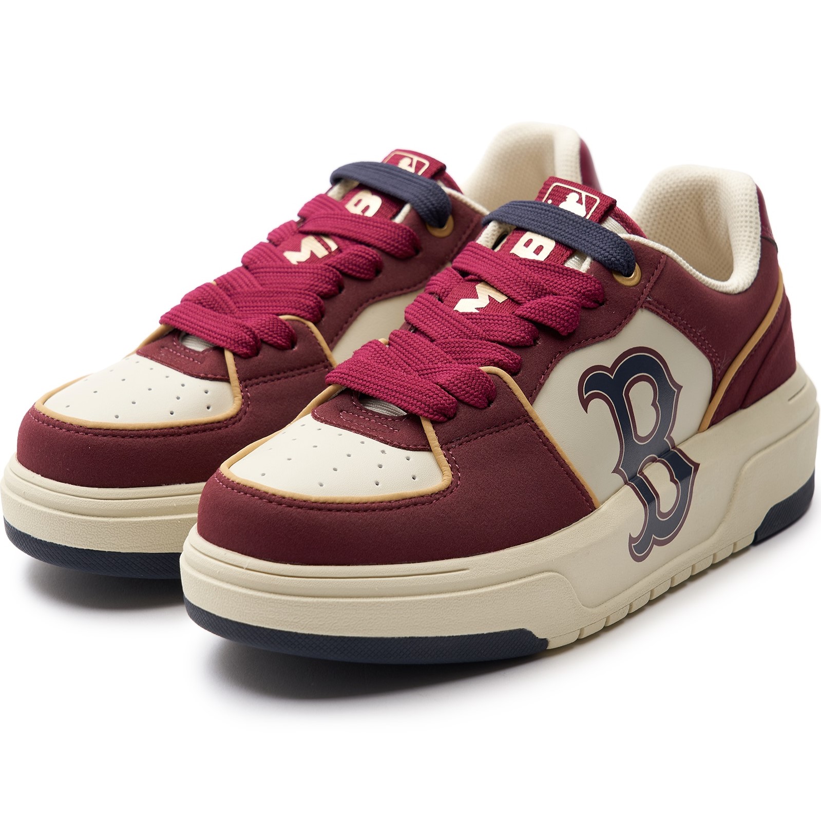 Giày thể thao MLB Chunky Liner Basic SD Boston Red Sox Wine 3ASXCLB3N-43WIS 5