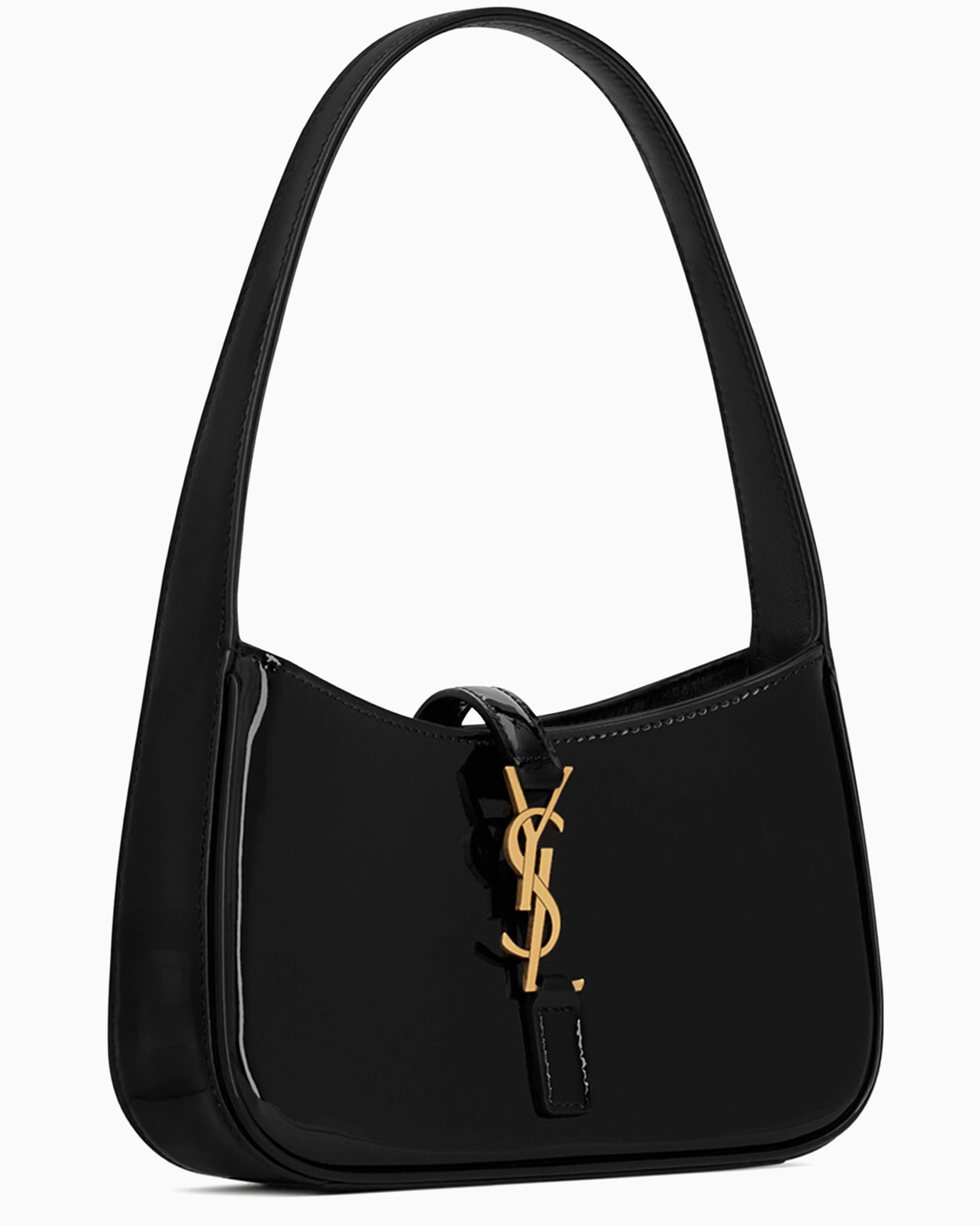 Túi đen vai YSL Saint Laurent Mini Le 5 à 7 Hobo Shoulder Bag in Leather 2