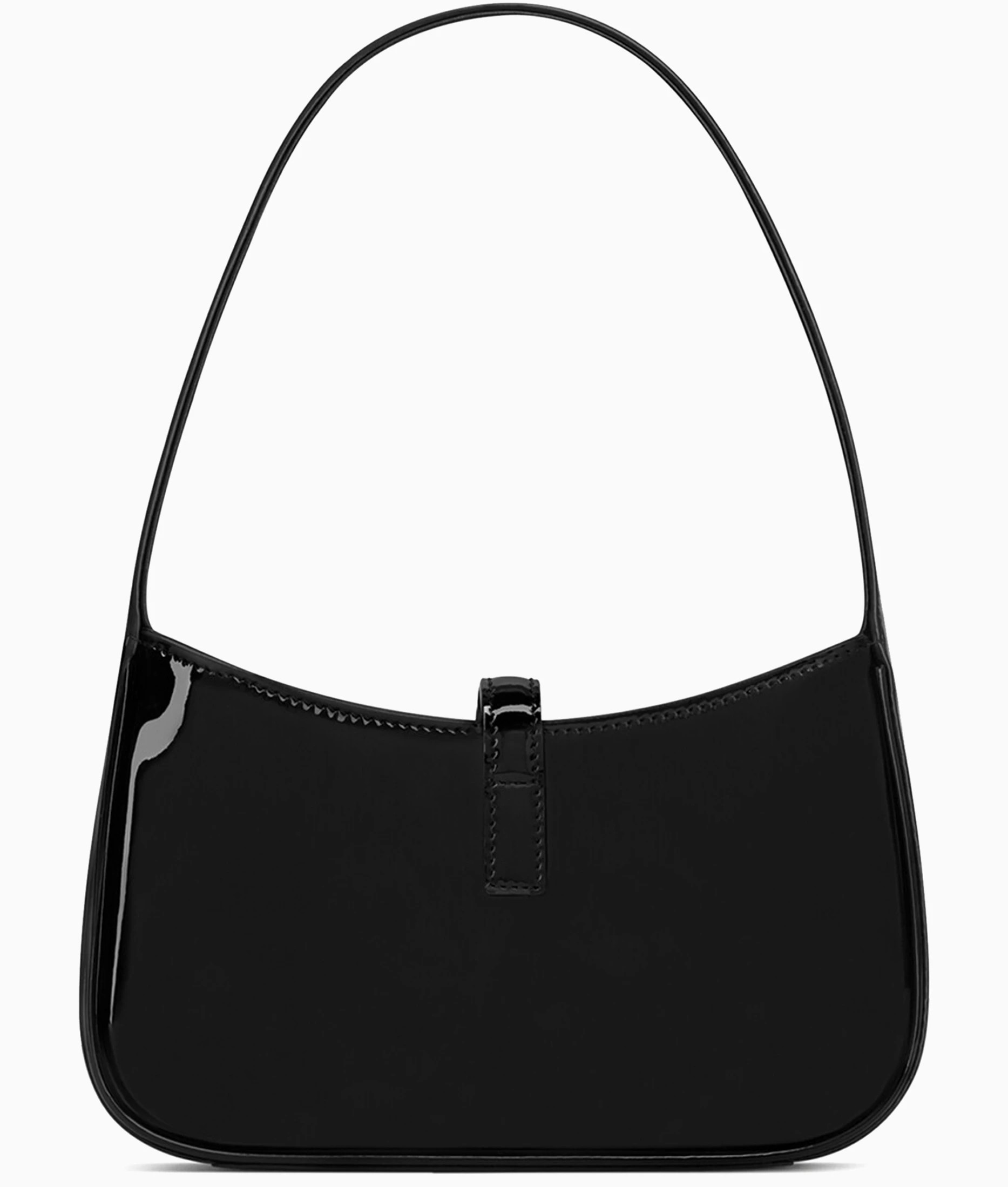 Túi đen vai YSL Saint Laurent Mini Le 5 à 7 Hobo Shoulder Bag in Leather 7