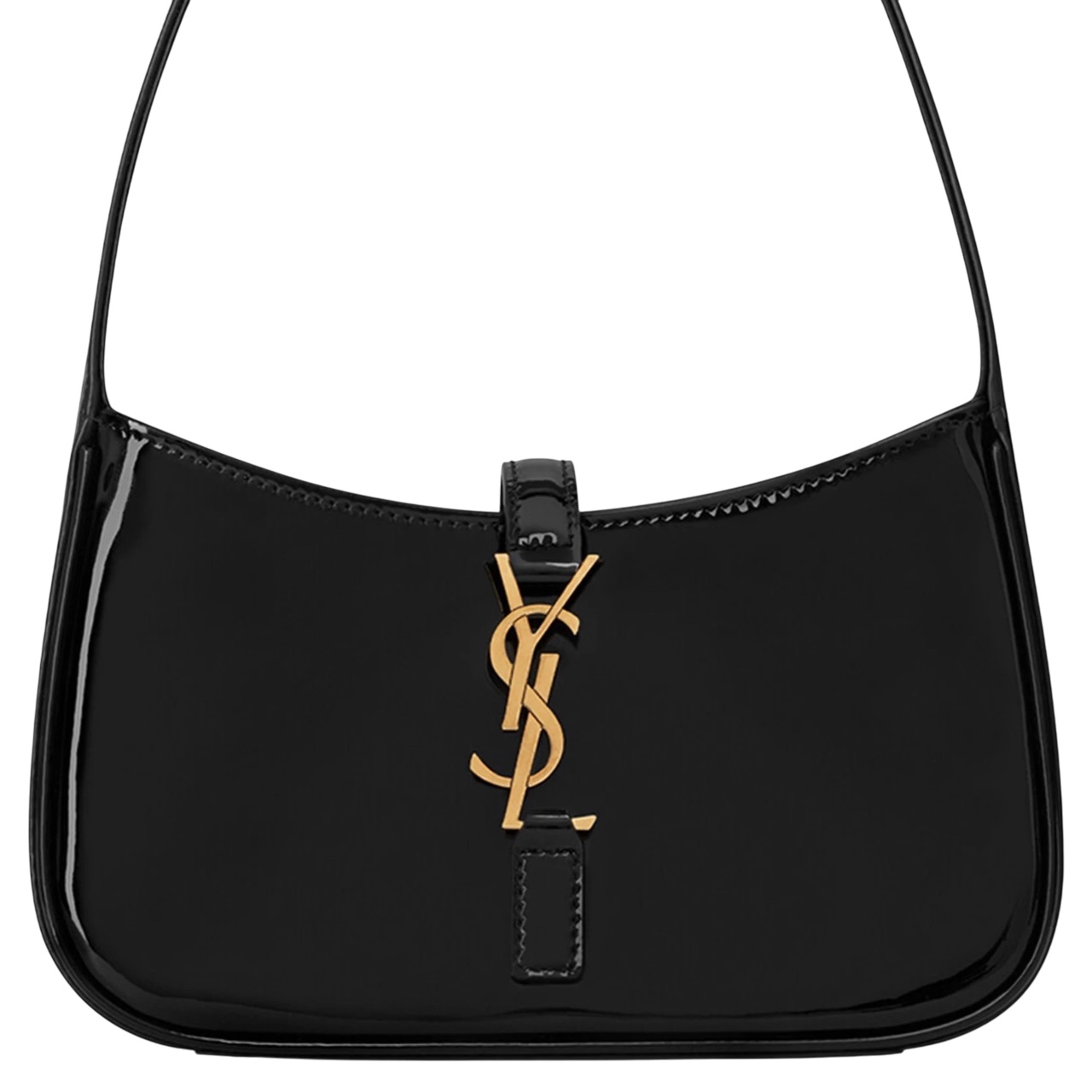 Túi đen vai YSL Saint Laurent Mini Le 5 à 7 Hobo Shoulder Bag in Leather 8
