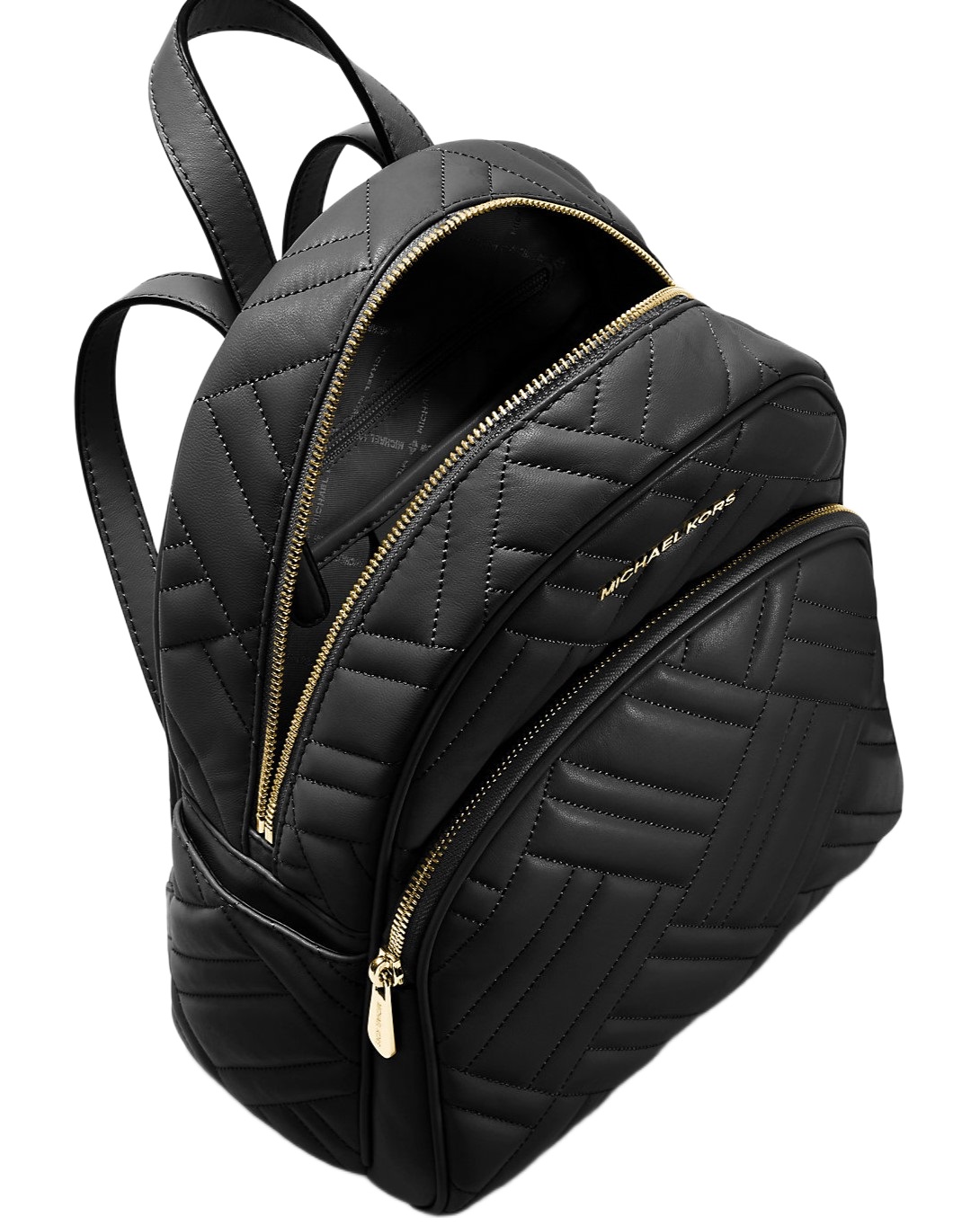Ba lô Michael Kors Abbey Medium-Sized Quilted Leather Backpack 4