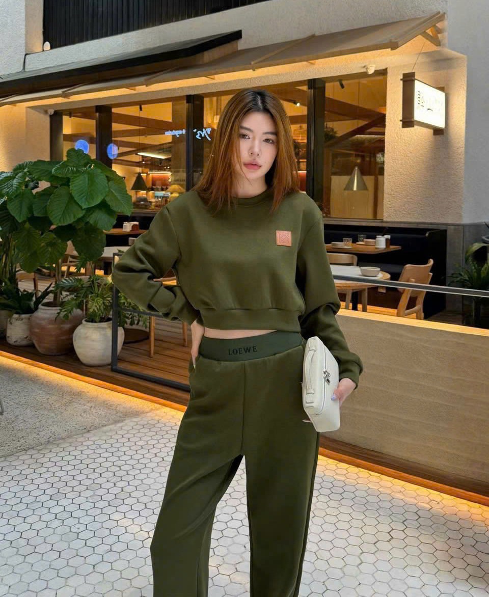 Combo áo dài tay quần dài nữ Loewe 11