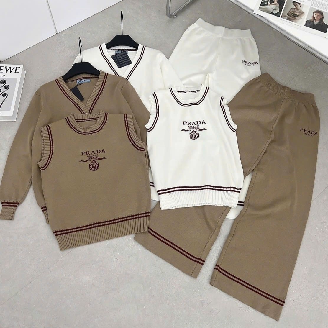 Combo bộ 3 sản phẩm áo quần dài Miu Miu 4