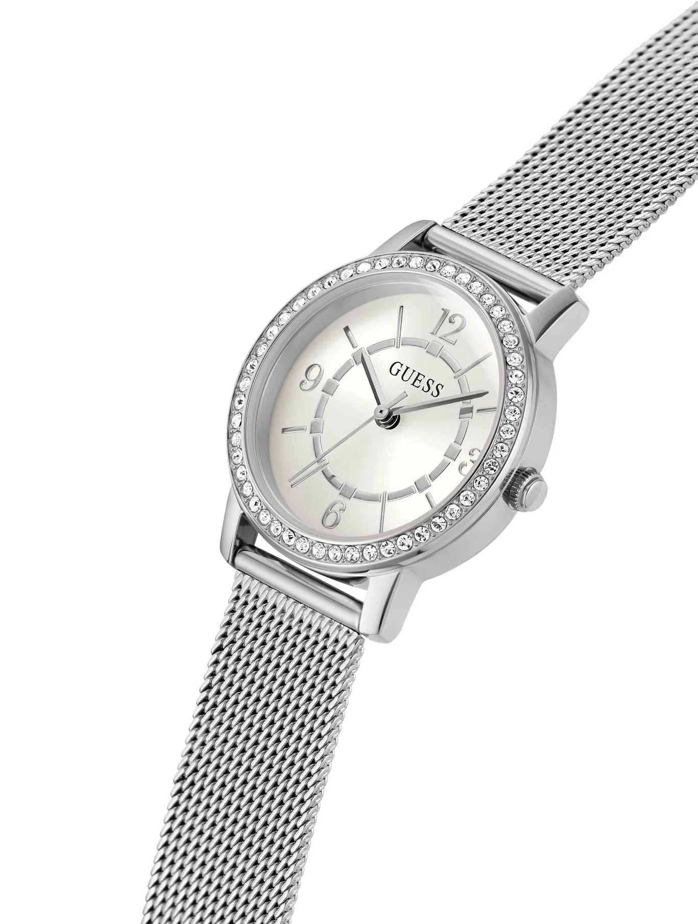 Đồng hồ đeo tay nữ Guess Melody Women White Round Dial Analog Watch GW0534L1 16