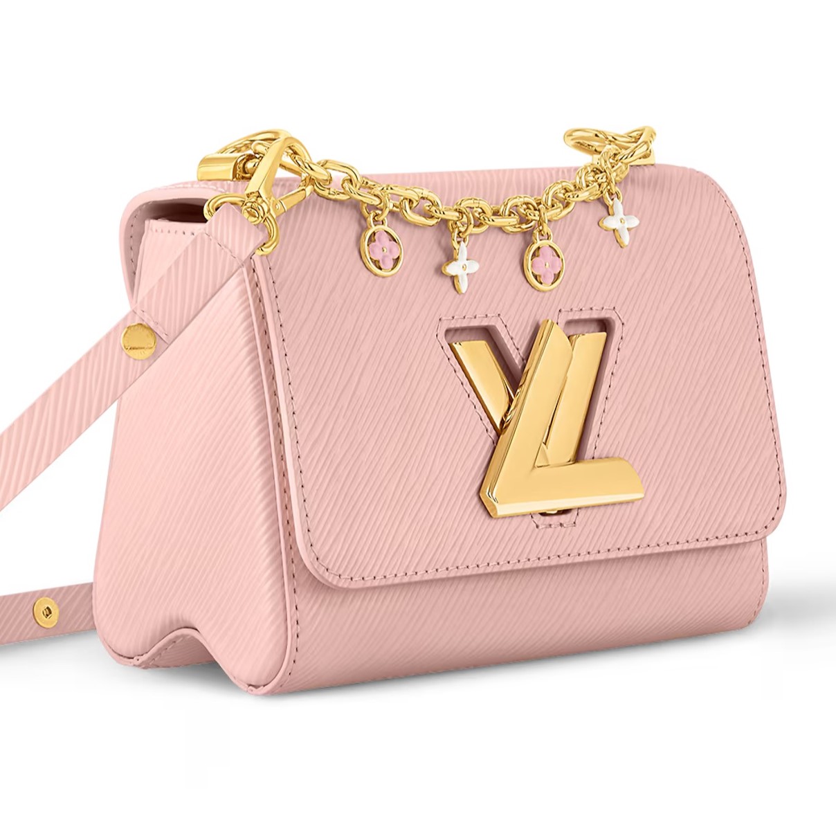 Túi đeo chéo Louis Vuitton Twist PM Jasmine Pink Rose Jasmin 2