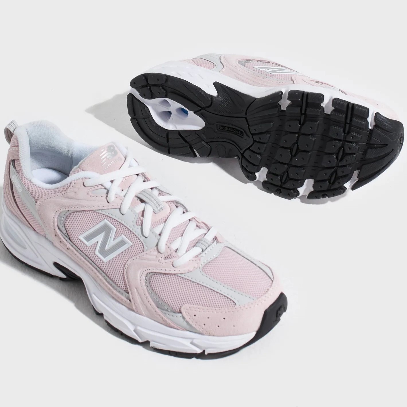 Giày thể thao New Balance 530 Pink Silver White Pink Suede Sneakers 2