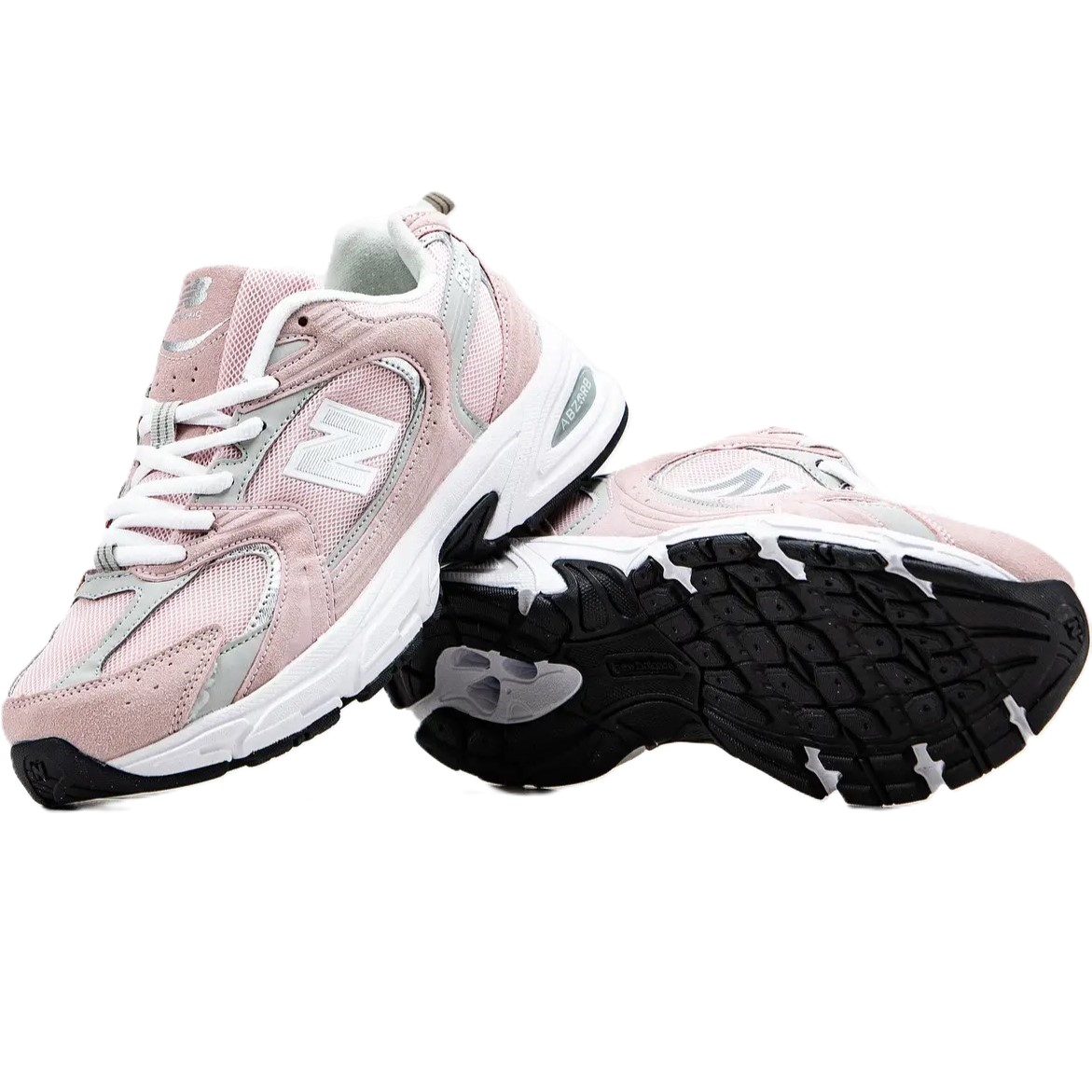 Giày thể thao New Balance 530 Pink Silver White Pink Suede Sneakers 3