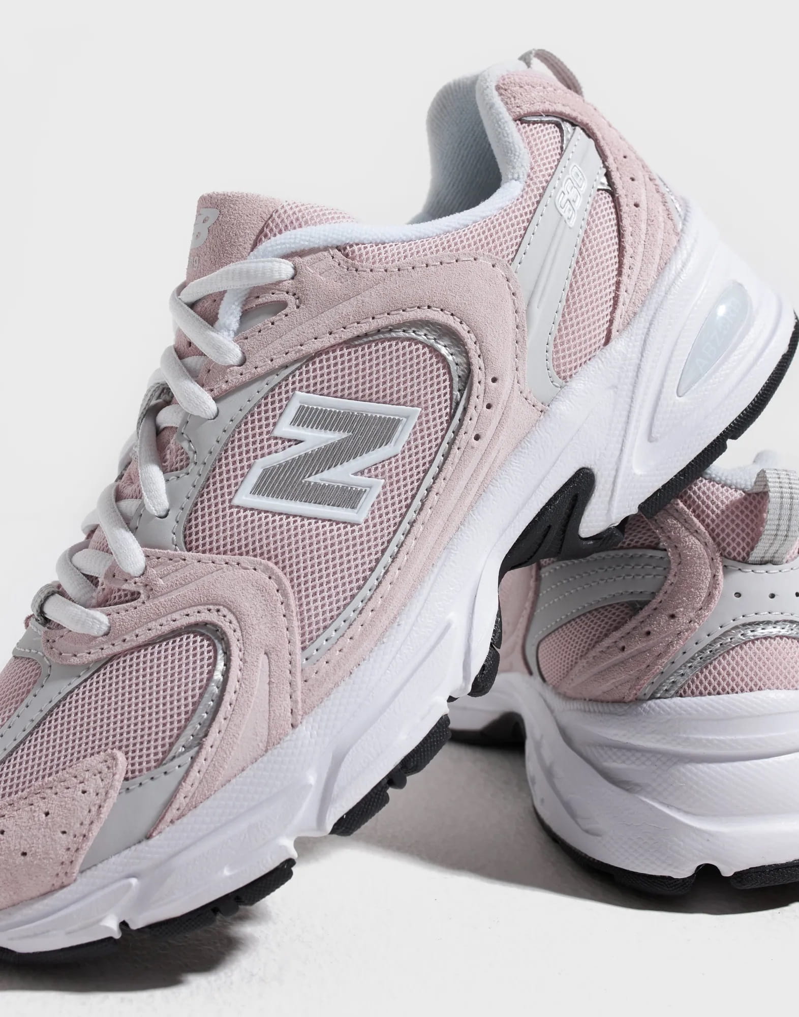 Giày thể thao New Balance 530 Pink Silver White Pink Suede Sneakers 11