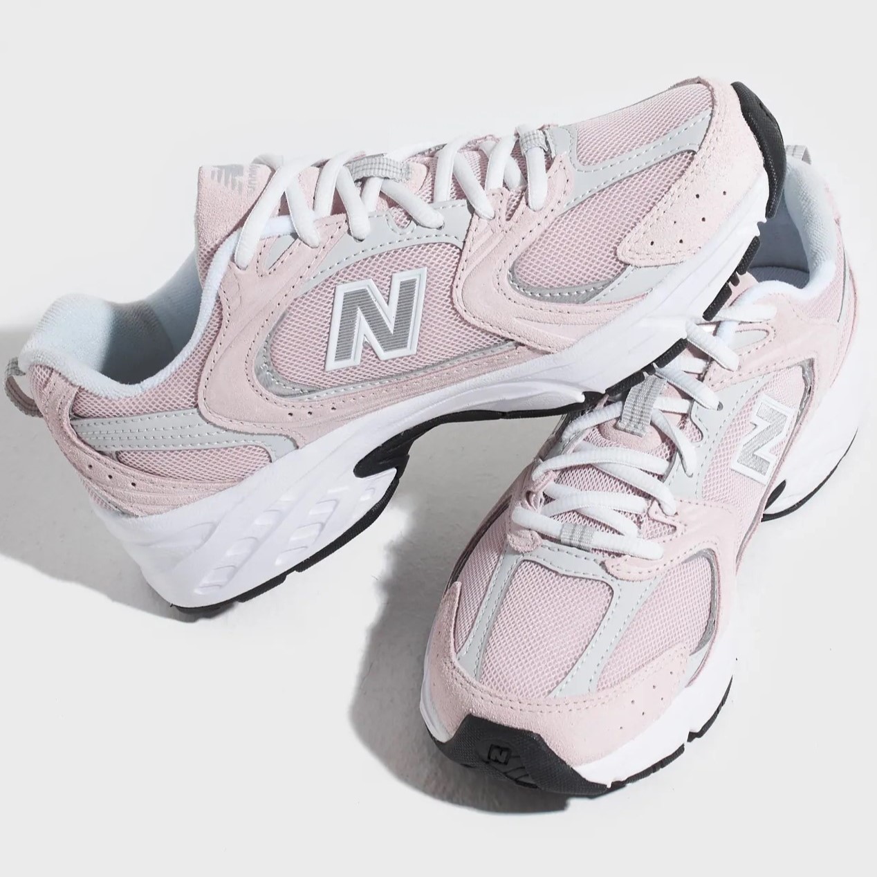 Giày thể thao New Balance 530 Pink Silver White Pink Suede Sneakers 16