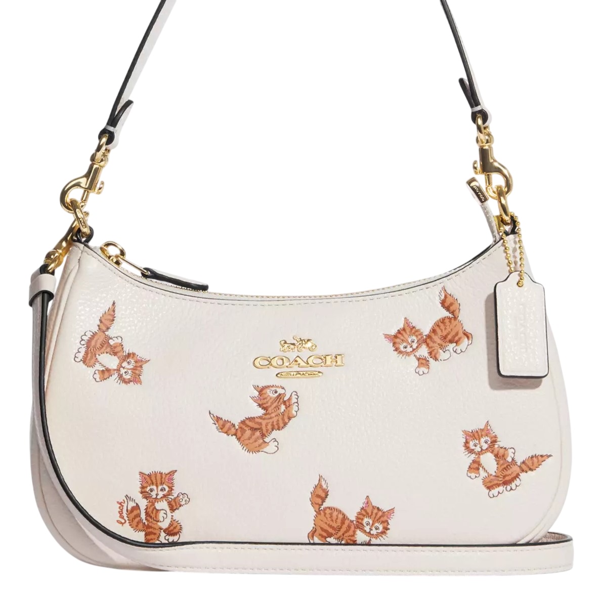 Túi đeo chéo Coach nữ Teri Shoulder Bag With Dancing Kitten Print CC777 3