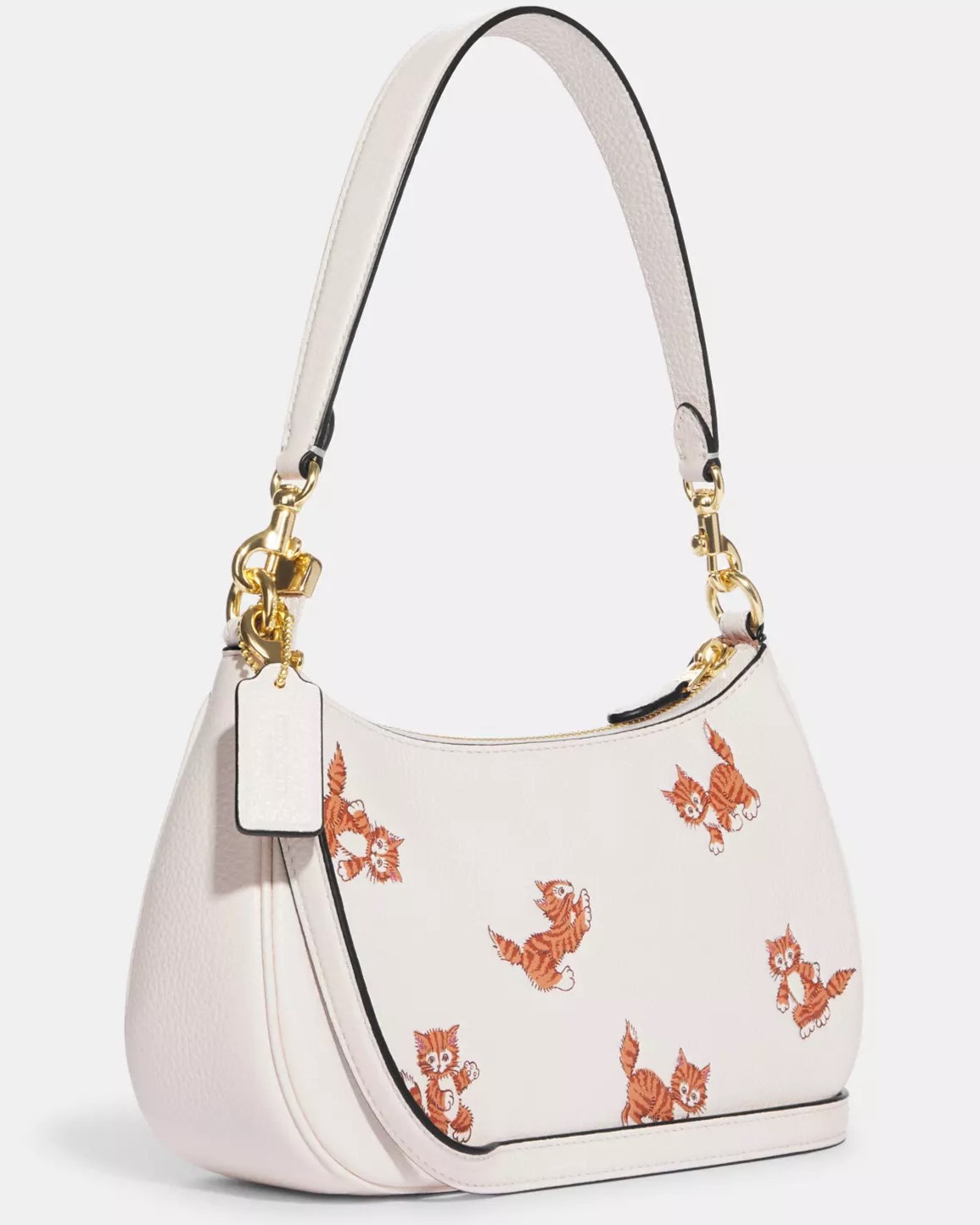 Túi đeo chéo Coach nữ Teri Shoulder Bag With Dancing Kitten Print CC777 6