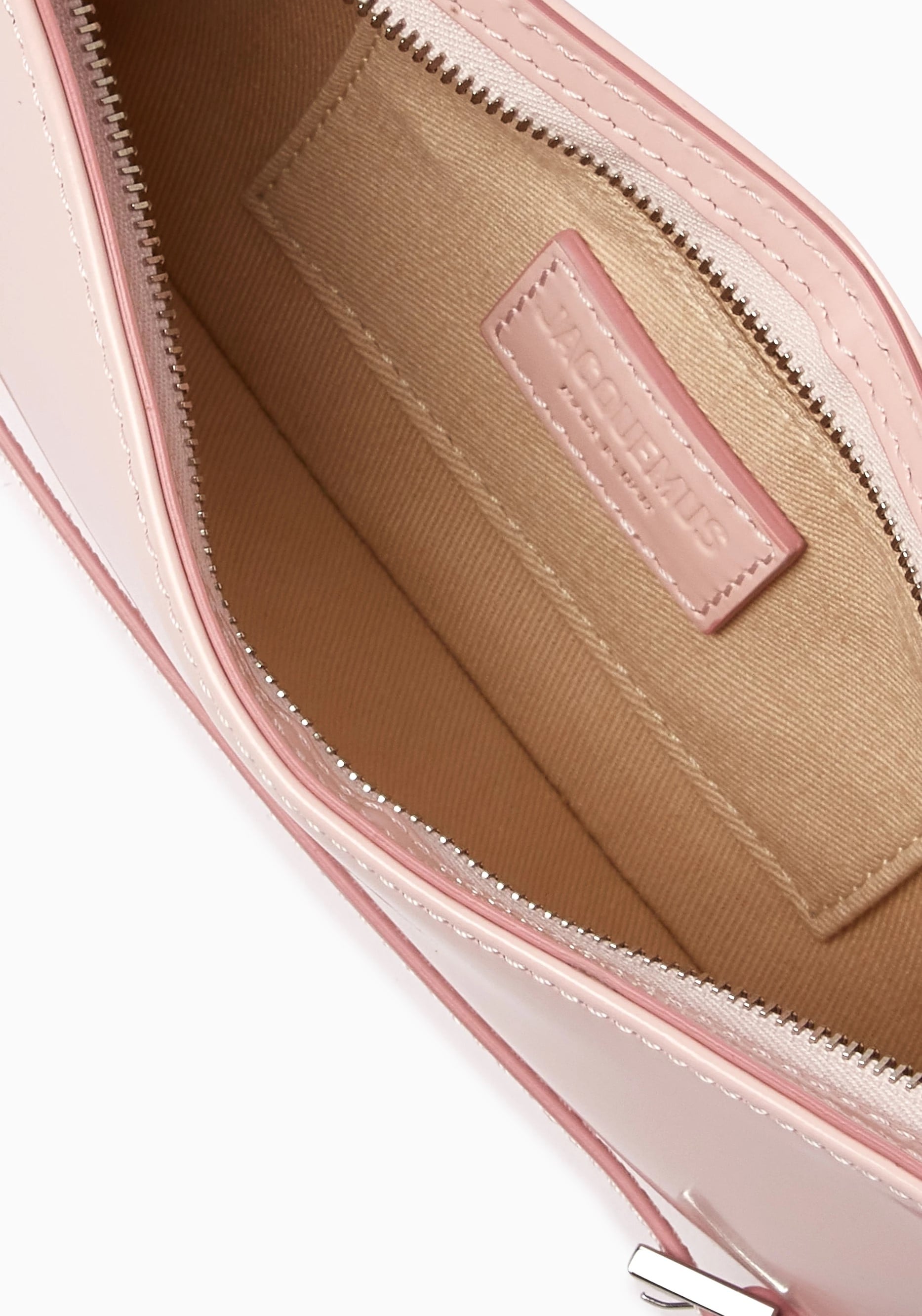 Túi nữ Jacquemus Le Bisou Ceinture Patent Leather Shoulder Bag Pale Pink 10