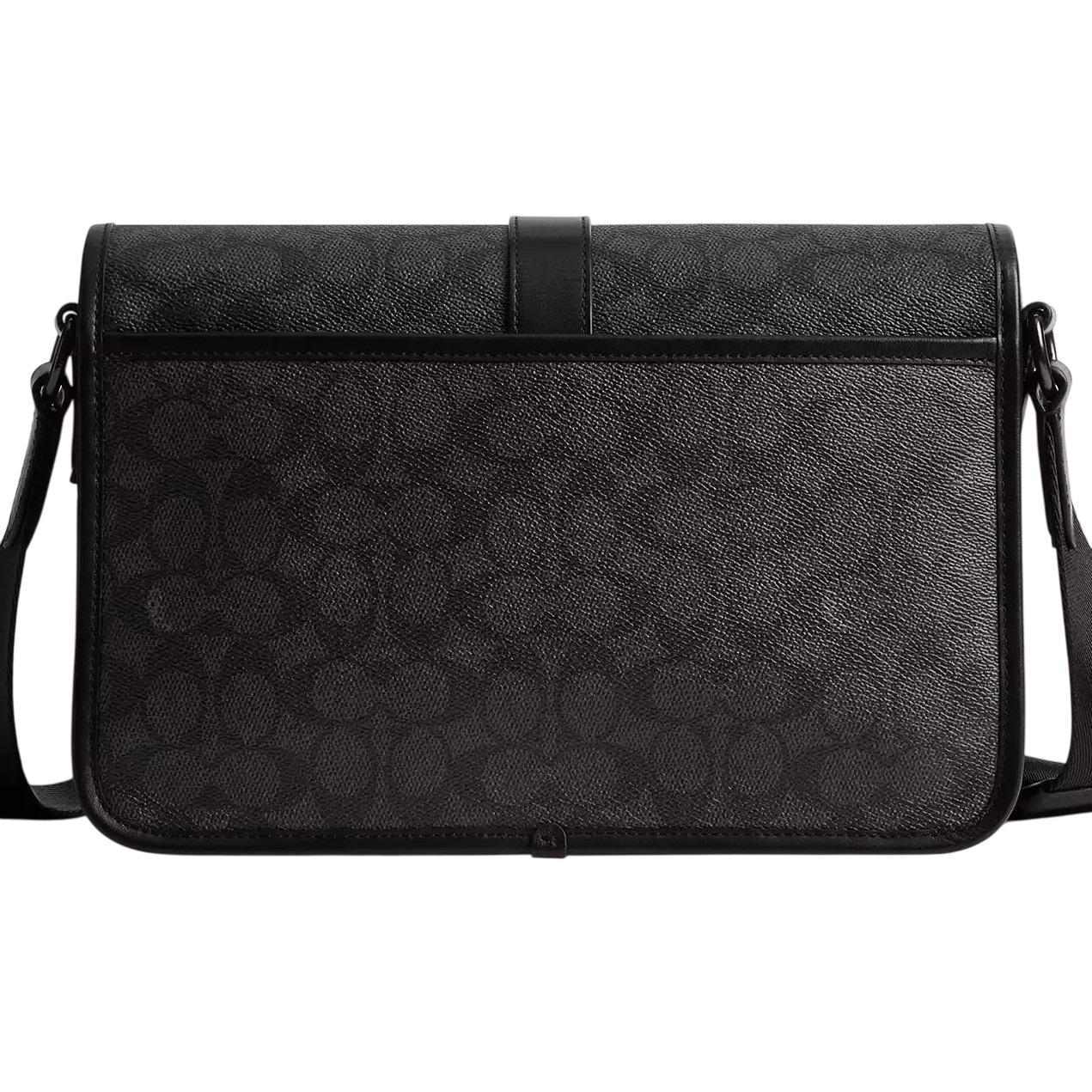 Túi đeo chéo Coach Nam League Messenger Bag In Signature Canvas Charcoal CU202 2