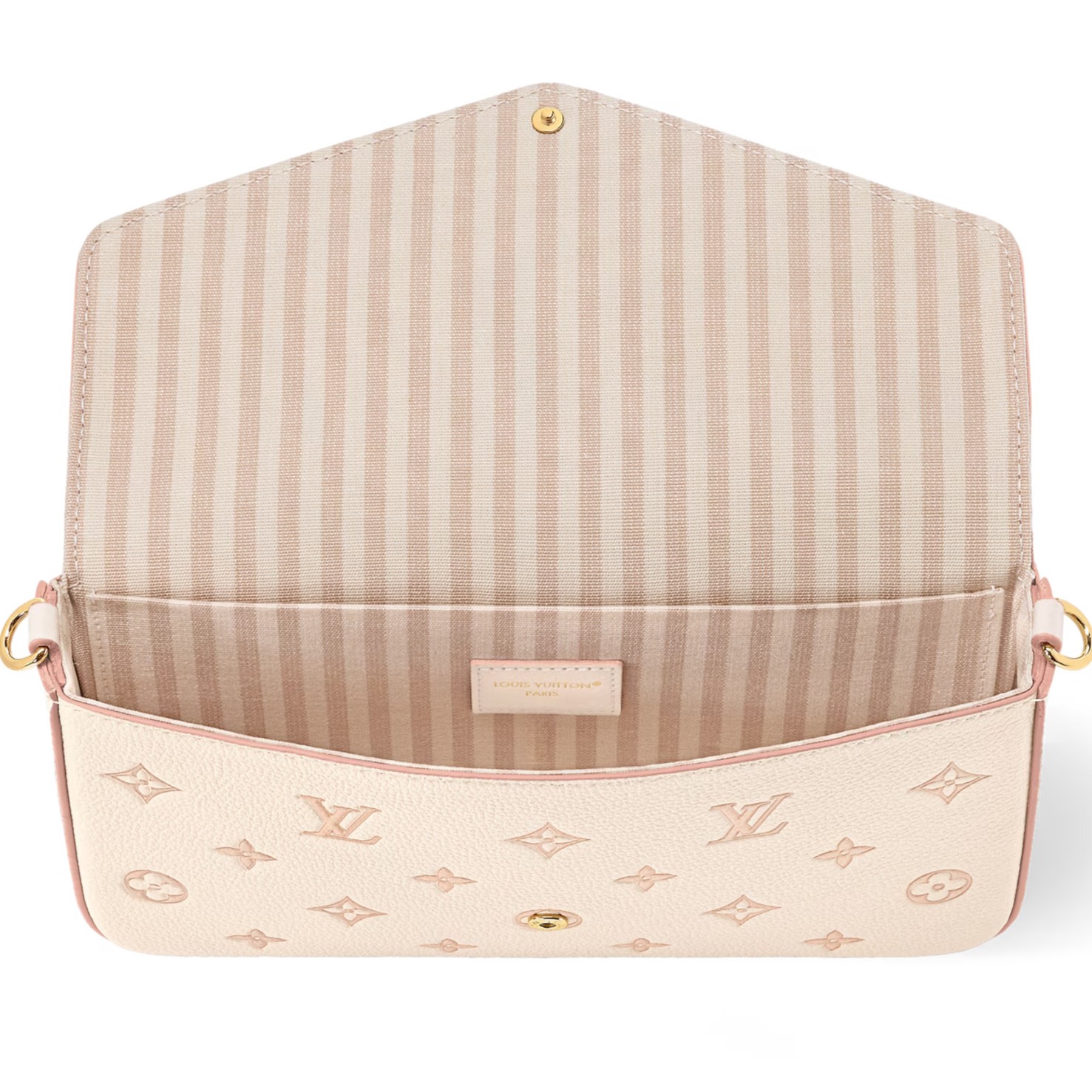 Túi đeo chéo Louis Vuitton Félicie Pochette Bicolor Eden 2