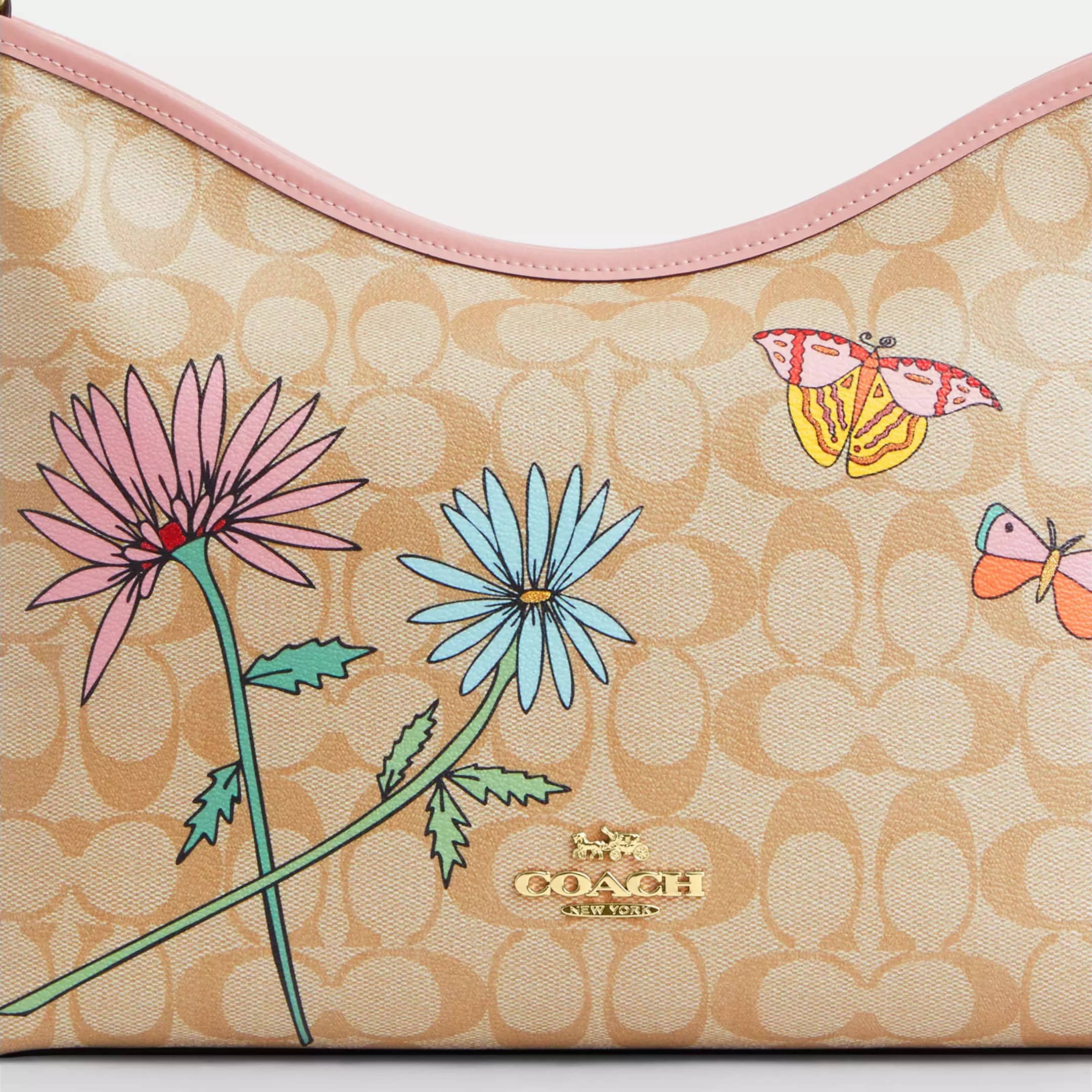 Túi đeo chéo nữ Coach X Observed By Us Laurel Shoulder Bag In Signature Canvas CU393 1