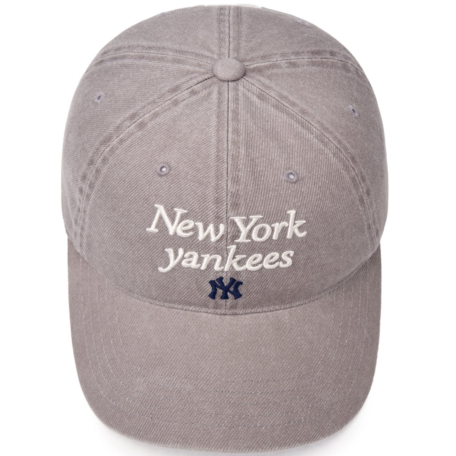 Nón kết MLB New York Yankees Varsity Lettering Washed Unstructured Ball Cap Grey 3ACPVV04N-50GRS 5