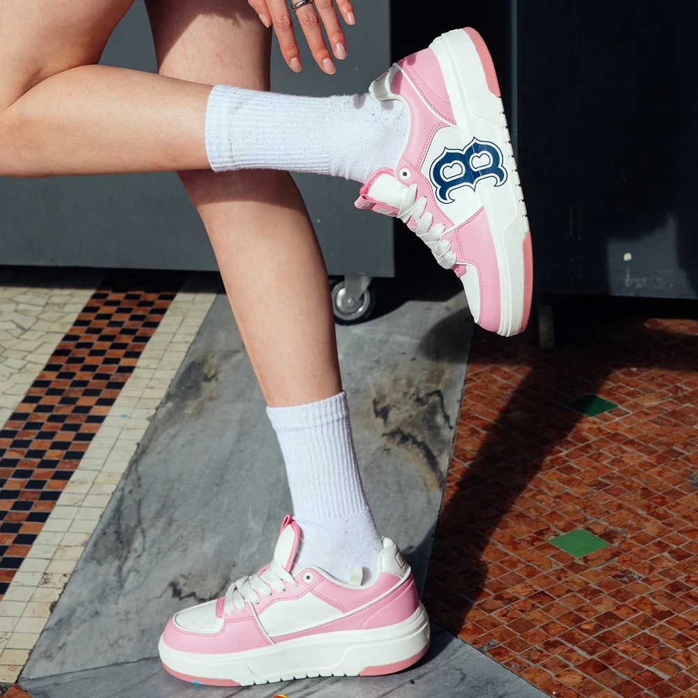 Giày thể thao Sneaker MLB B Chunky Liner Candy Pop Boston Red Sox Pink 3ASXCLB3N-43PKS 14