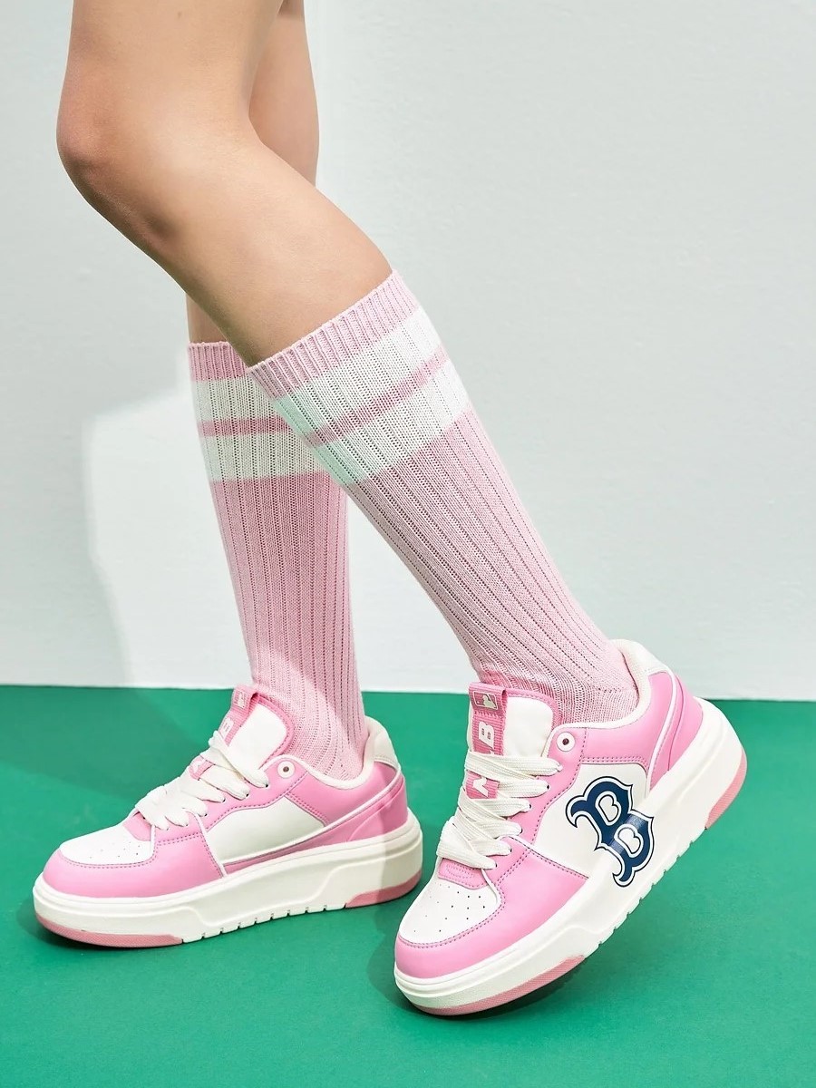 Giày thể thao Sneaker MLB B Chunky Liner Candy Pop Boston Red Sox Pink 3ASXCLB3N-43PKS 17