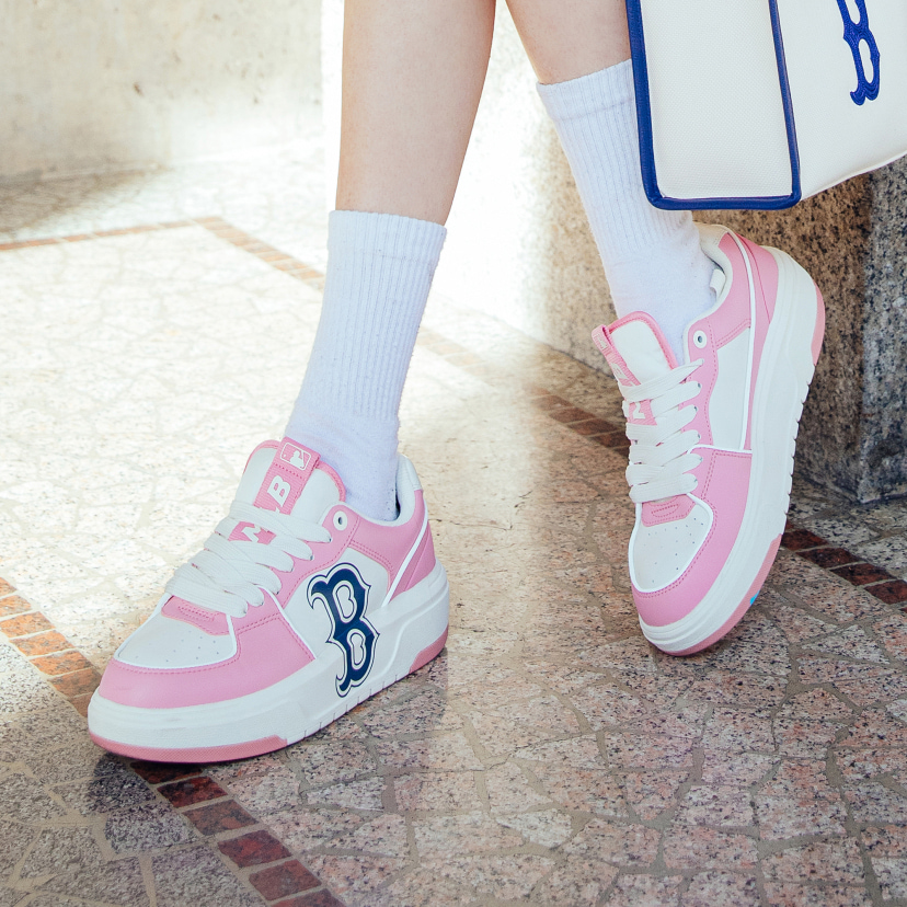 Giày thể thao Sneaker MLB B Chunky Liner Candy Pop Boston Red Sox Pink 3ASXCLB3N-43PKS 22