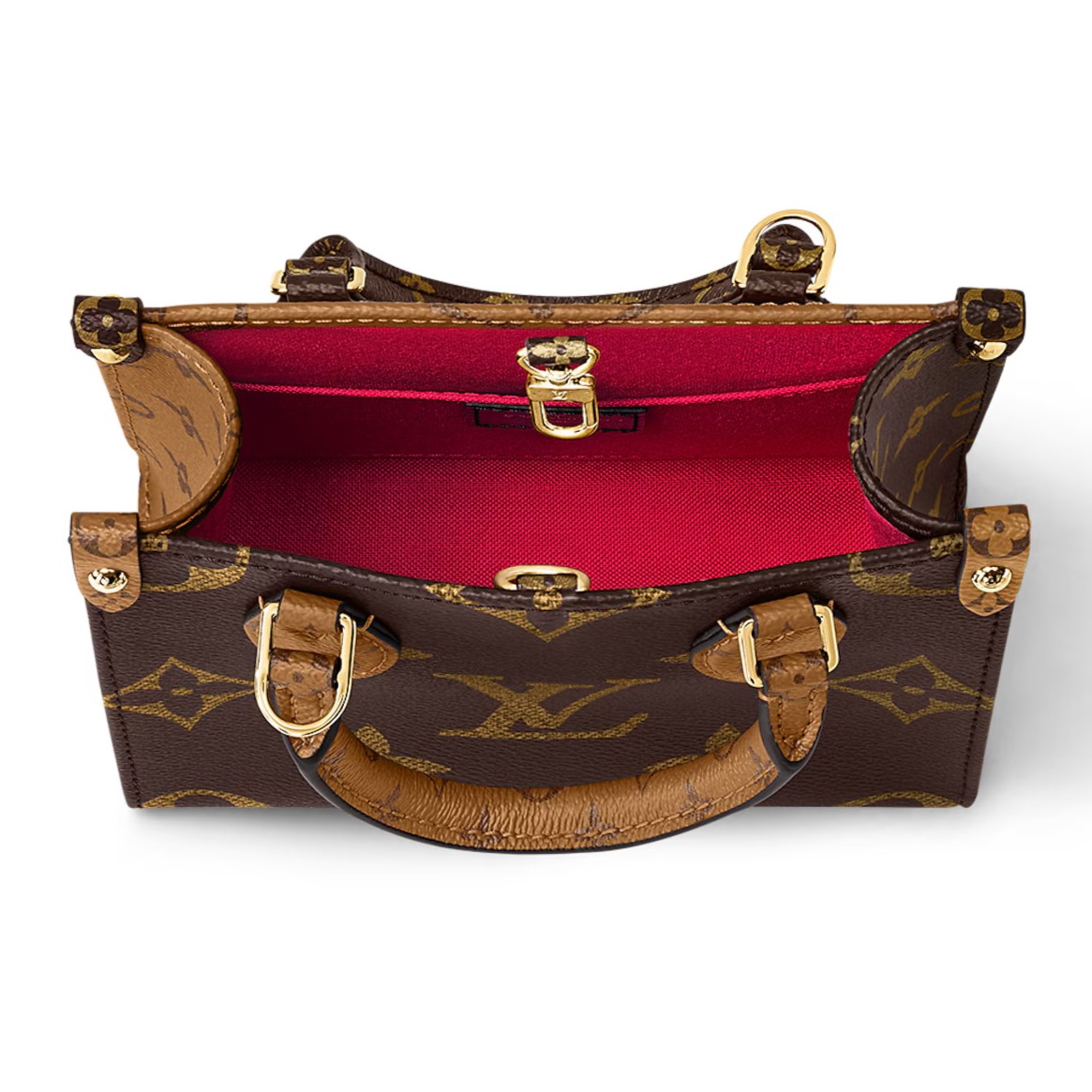 Túi đeo chéo nữ Louis Vuitton OnTheGo BB Monogram Reverse M46839 4