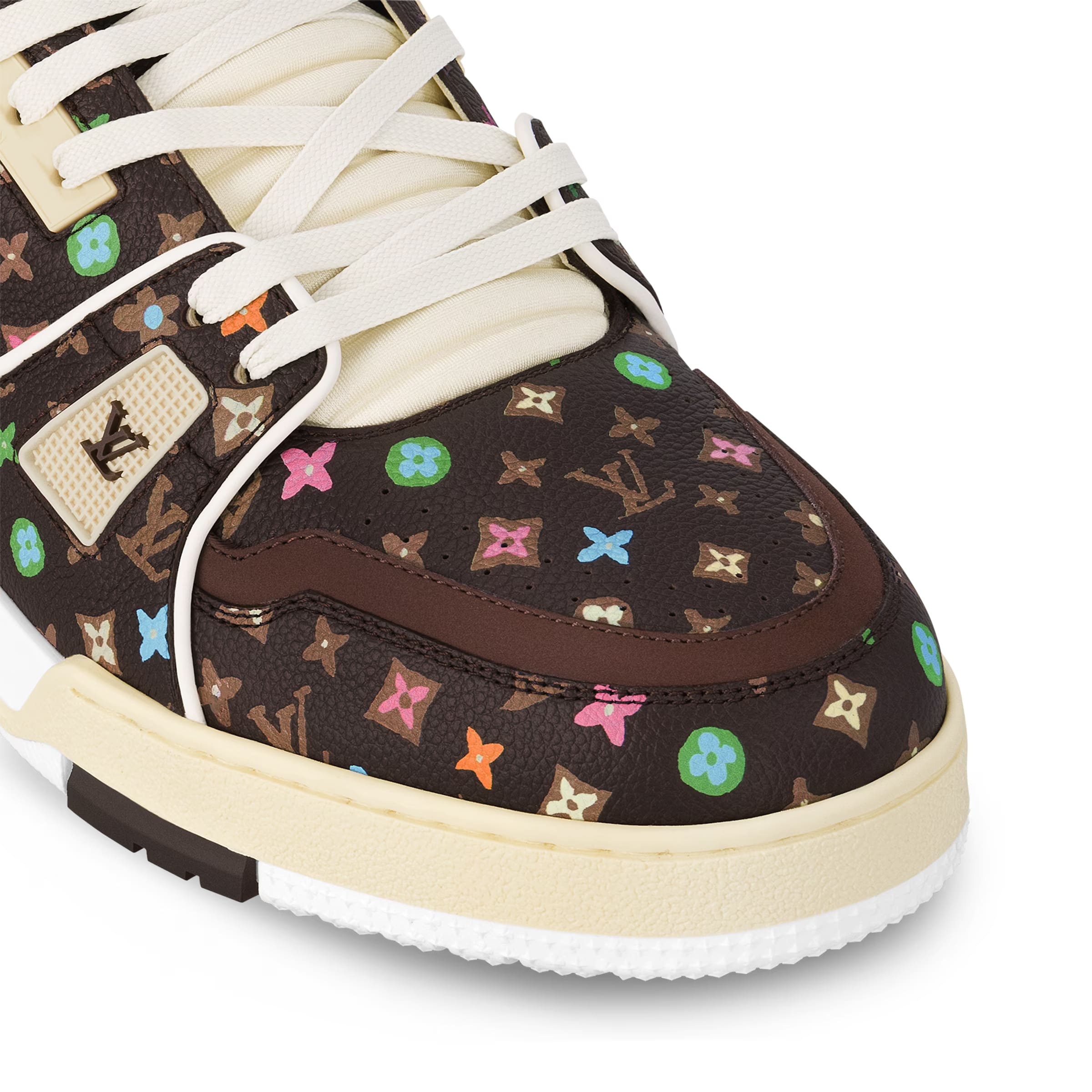 Giày sneakers LV Louis Vuitton Trainer Sneaker Moka 1ACXB0 2