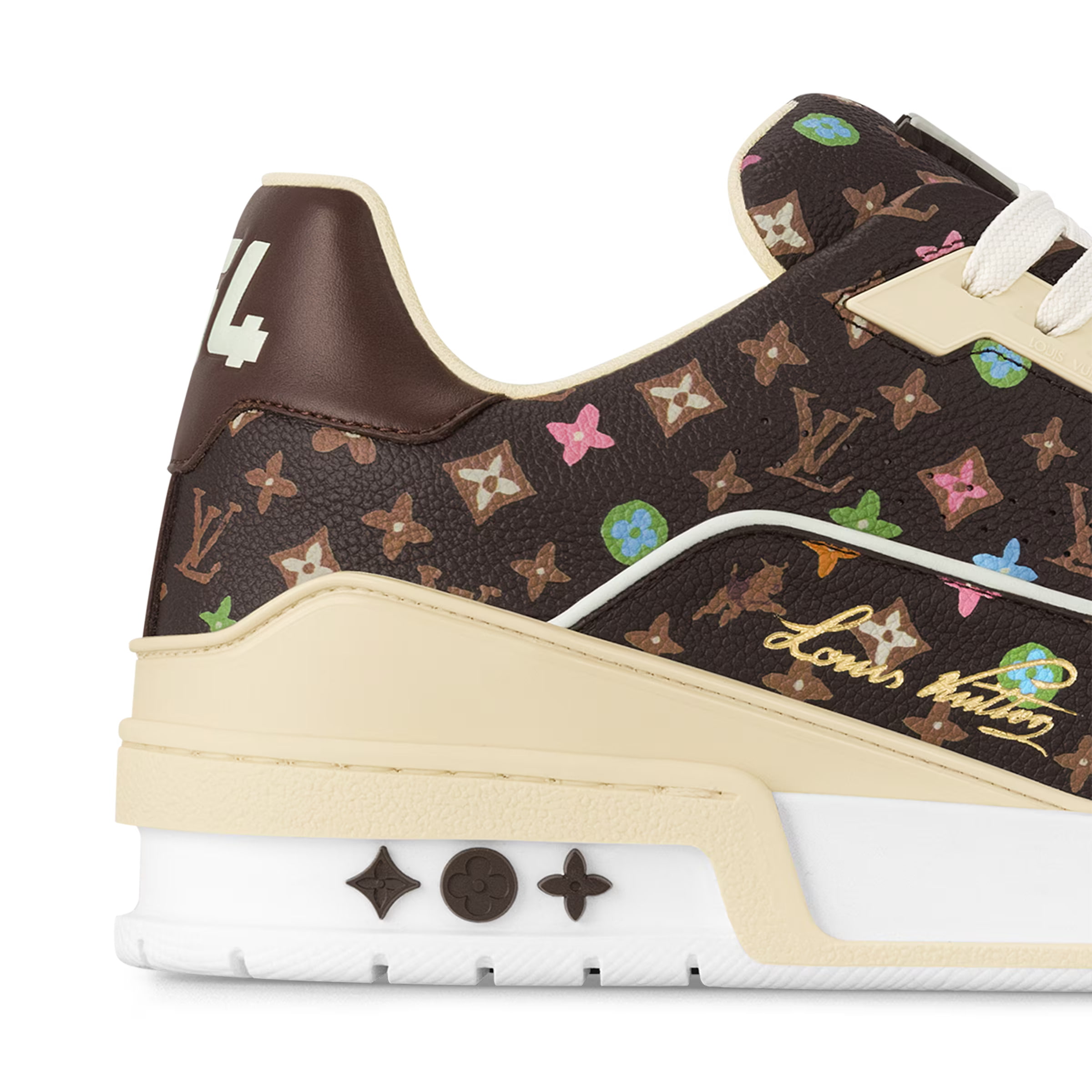 Giày sneakers LV Louis Vuitton Trainer Sneaker Moka 1ACXB0 7