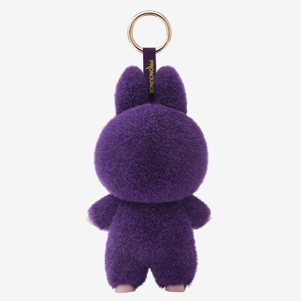 The Monsters tím Labubu Pronounce Wings Of Fortune Vinyl Plush Hanging Card 2