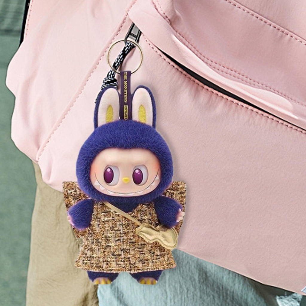 The Monsters tím Labubu Pronounce Wings Of Fortune Vinyl Plush Hanging Card 9