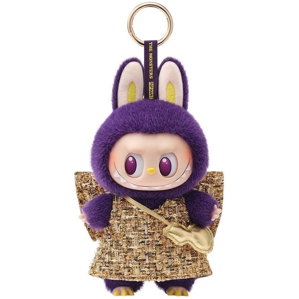 The Monsters tím Labubu Pronounce Wings Of Fortune Vinyl Plush Hanging Card 10