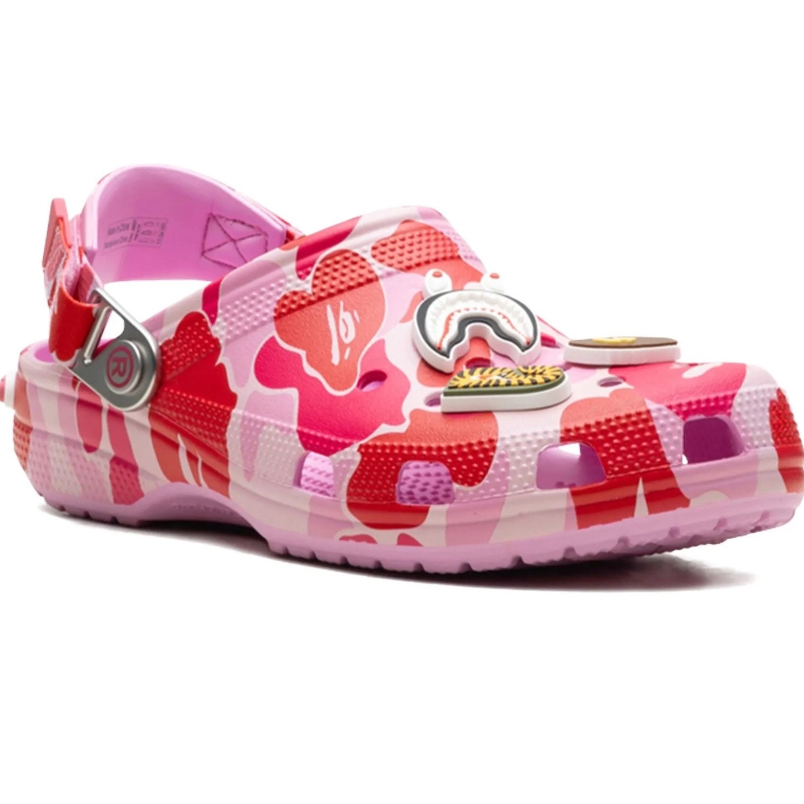 Dép nữ Crocs x Bape Classic Clog Carnation A Bathing Ape ABC Camo Pink 209627-6I2 11
