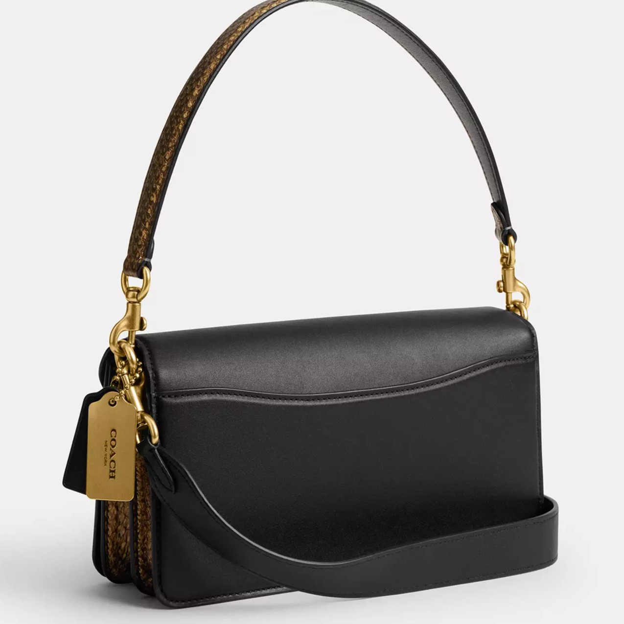 Túi đeo chéo Coach Tabby Shoulder Bag 26 With Snakeskin Detail CZ438 3