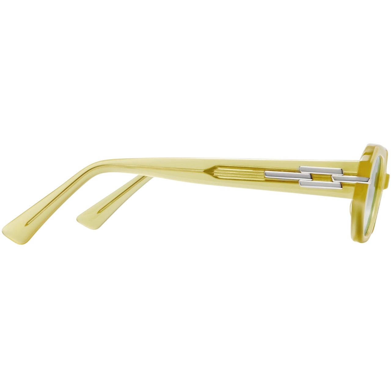 Kính Gentle Monster Corsica OL3 Gold Mirrored Lenses Olive Green Acetate Frame 4