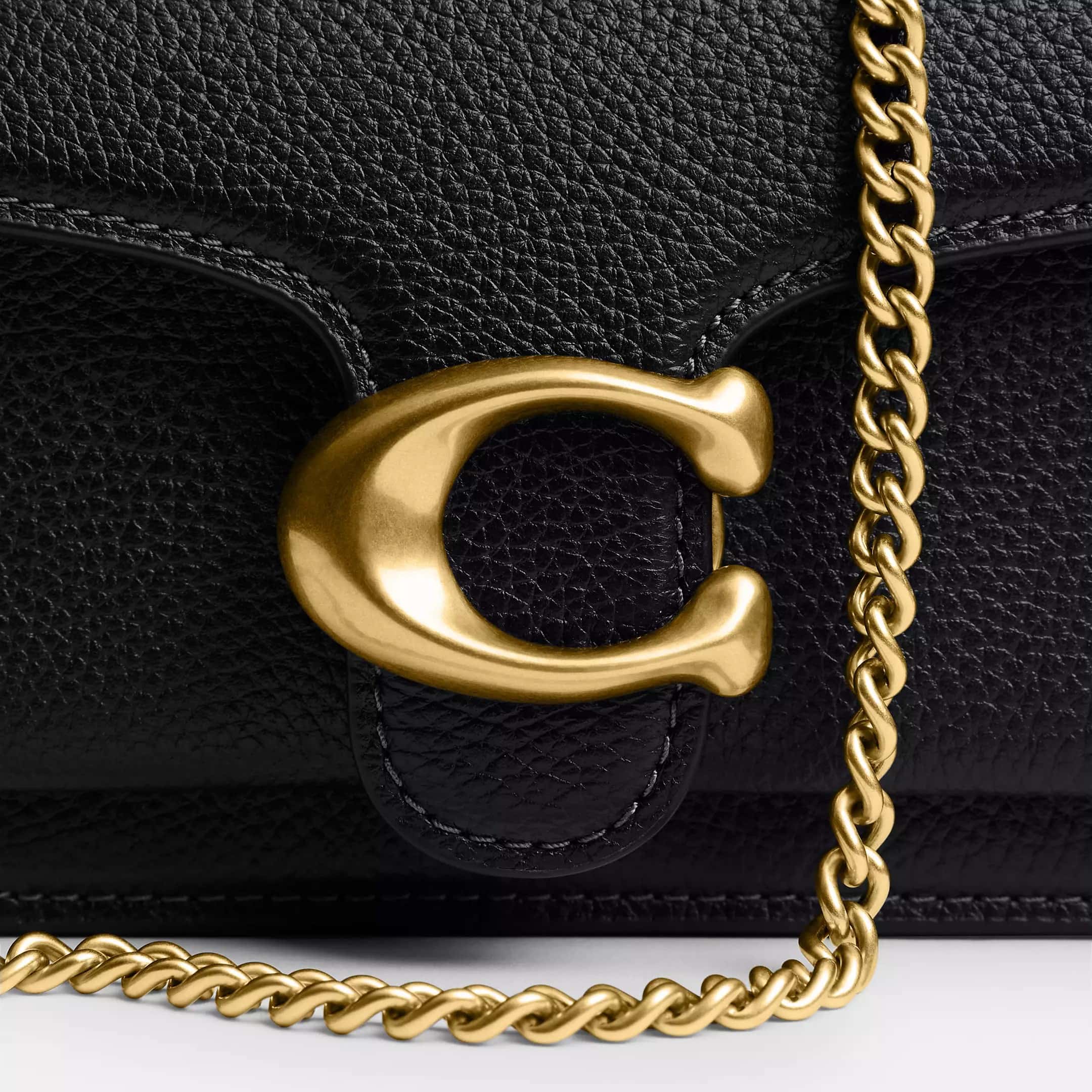 Túi đeo chéo Coach Tabby Chain Crossbody Bag 19 Black CBF14 8