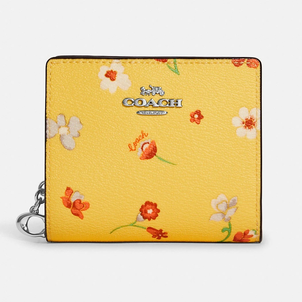 VÍ NỮ COACH SNAP WALLET WITH MYSTICAL FLORAL PRINT 2